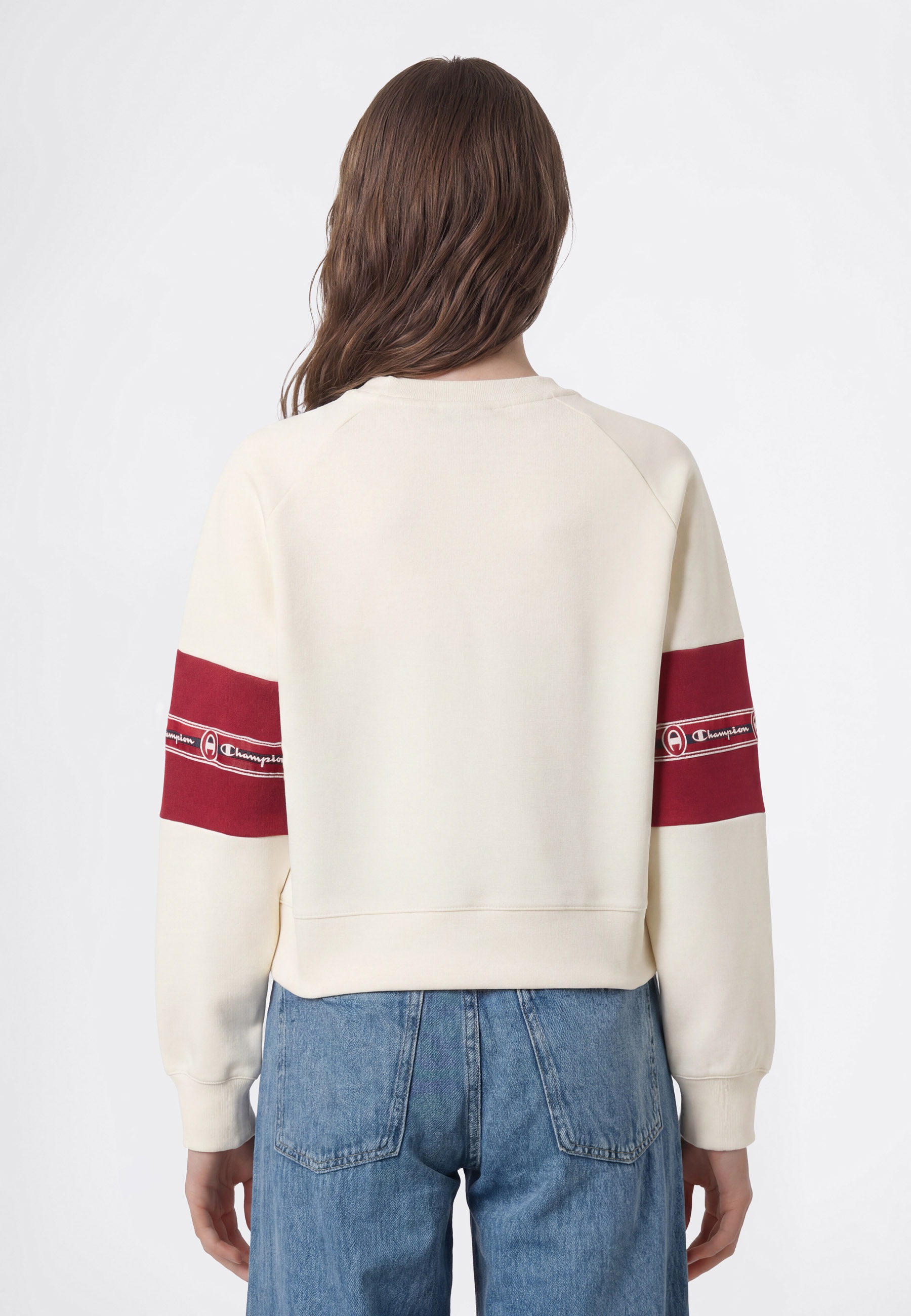 Champion Sweatshirt »SPORTWEAR CREWNECK Standard Fit«, Langarm-Design, aus Baumwolle und Polyester, Standard Fit
