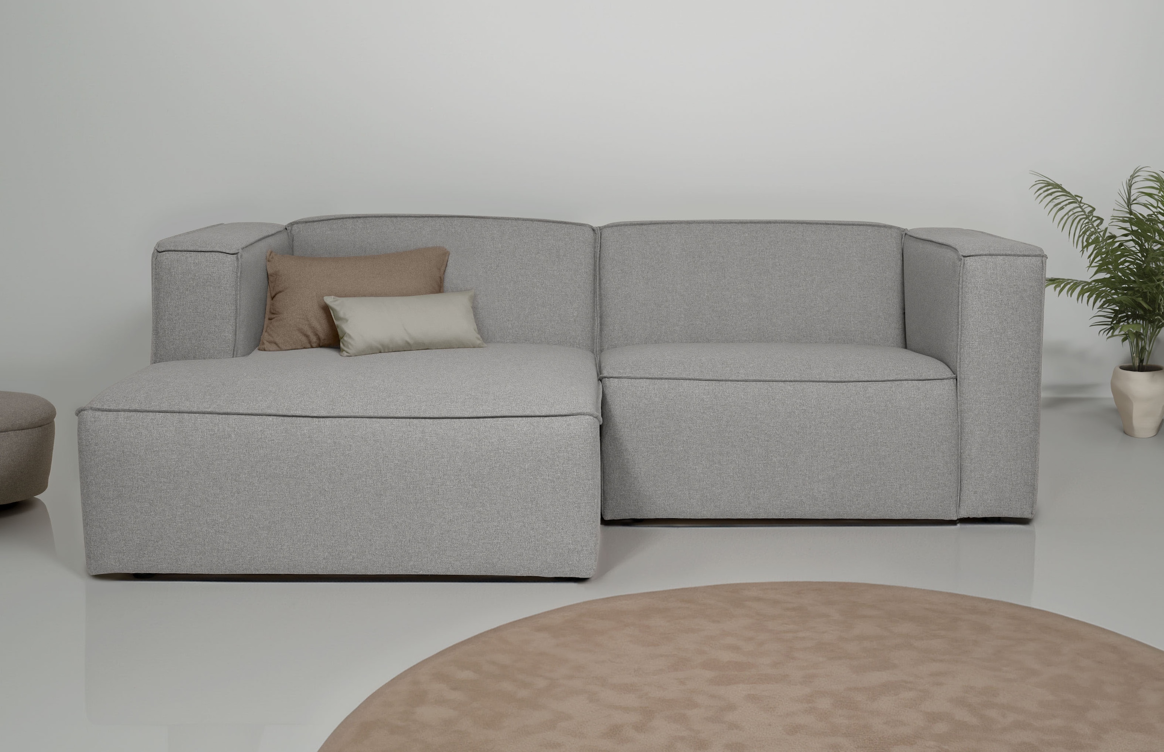 OTTO home Ecksofa "Dalby, L-Form," extra tiefe Sitzfläche, mit Kedernaht, a günstig online kaufen