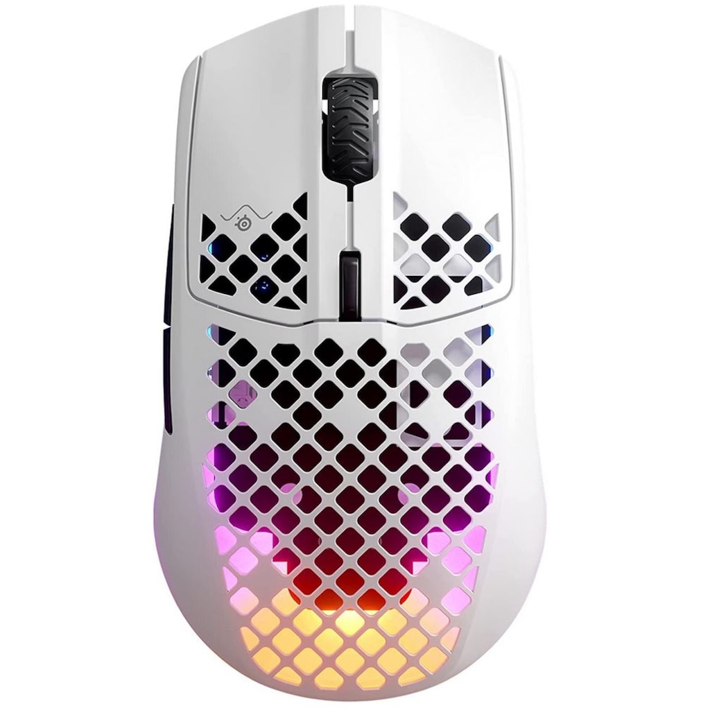 SteelSeries Gaming-Maus »Wireless White Aerox 3«, RGB Beleuchtung