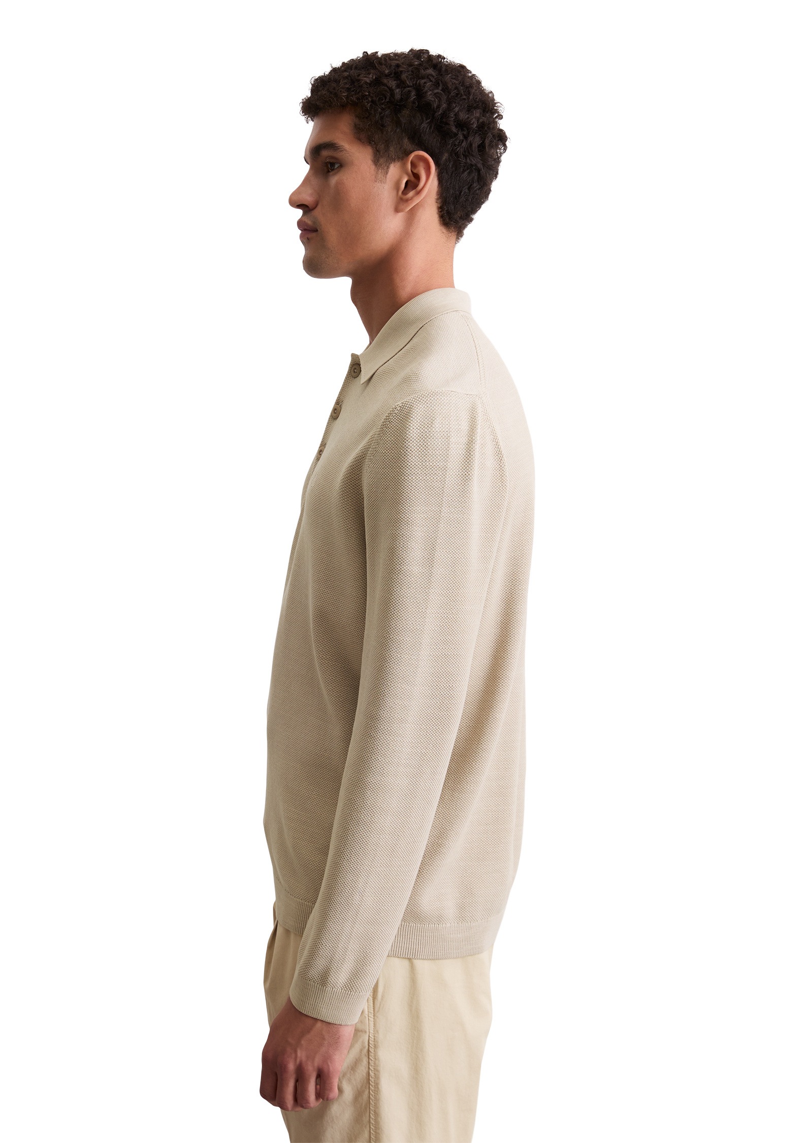 Marc OPolo Rollkragenpullover "aus feinem Bio-Baumwoll-Piqué" günstig online kaufen
