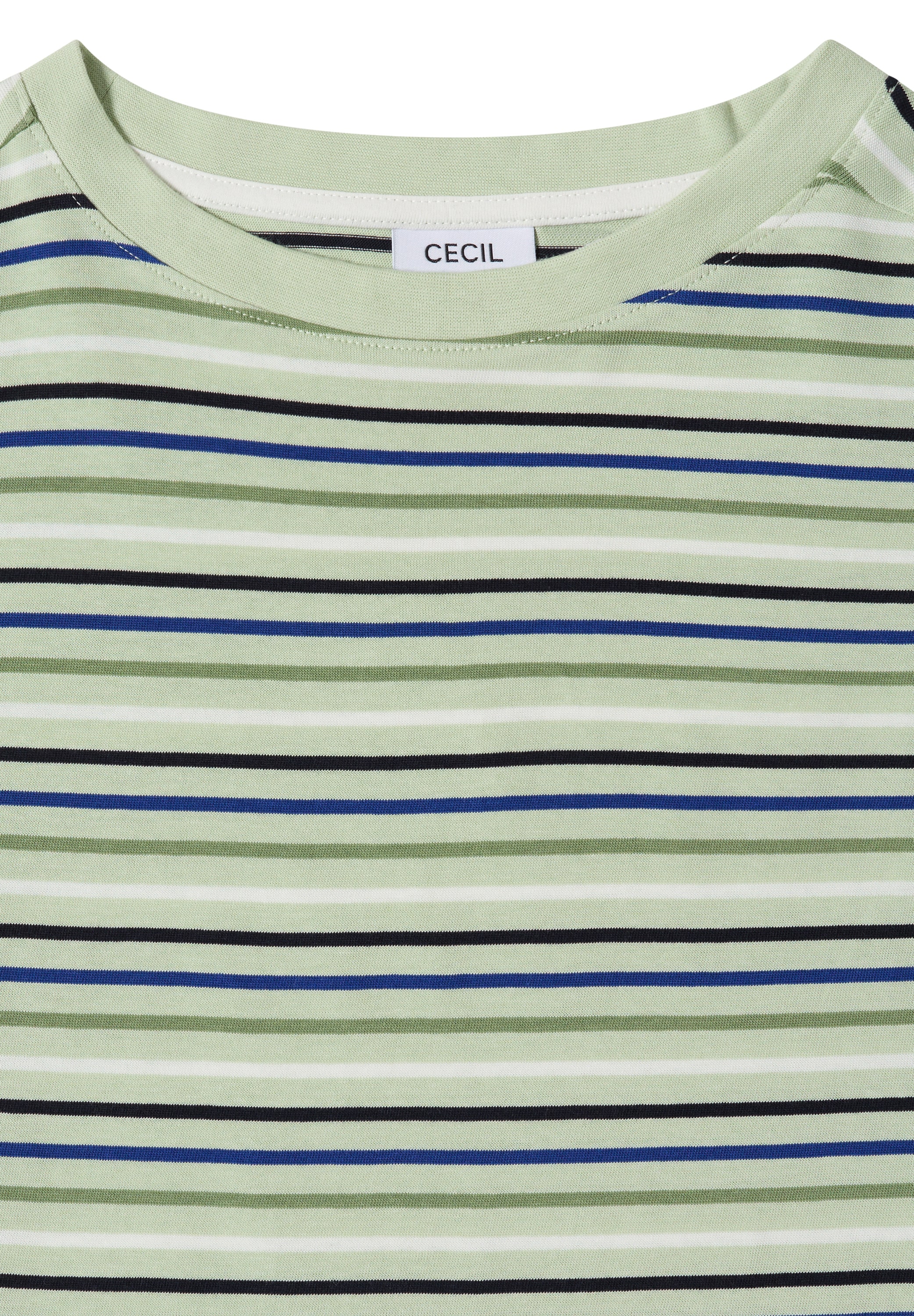 Cecil T-Shirt Ringelshirt, Baumwolle, Rundhalsausschnitt