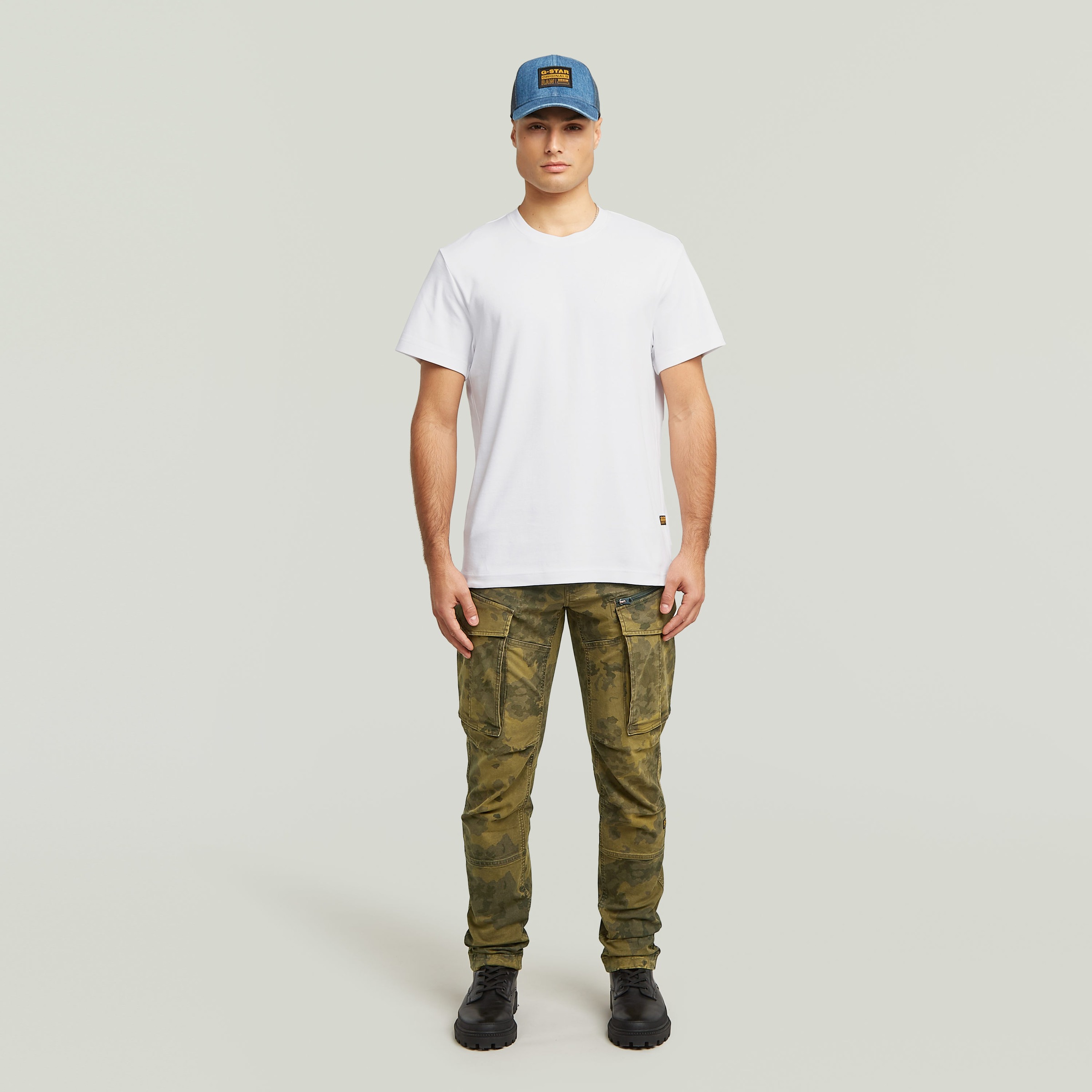 G-STAR T-Shirt »Script«, mit Rundhals, aus Baumwolle