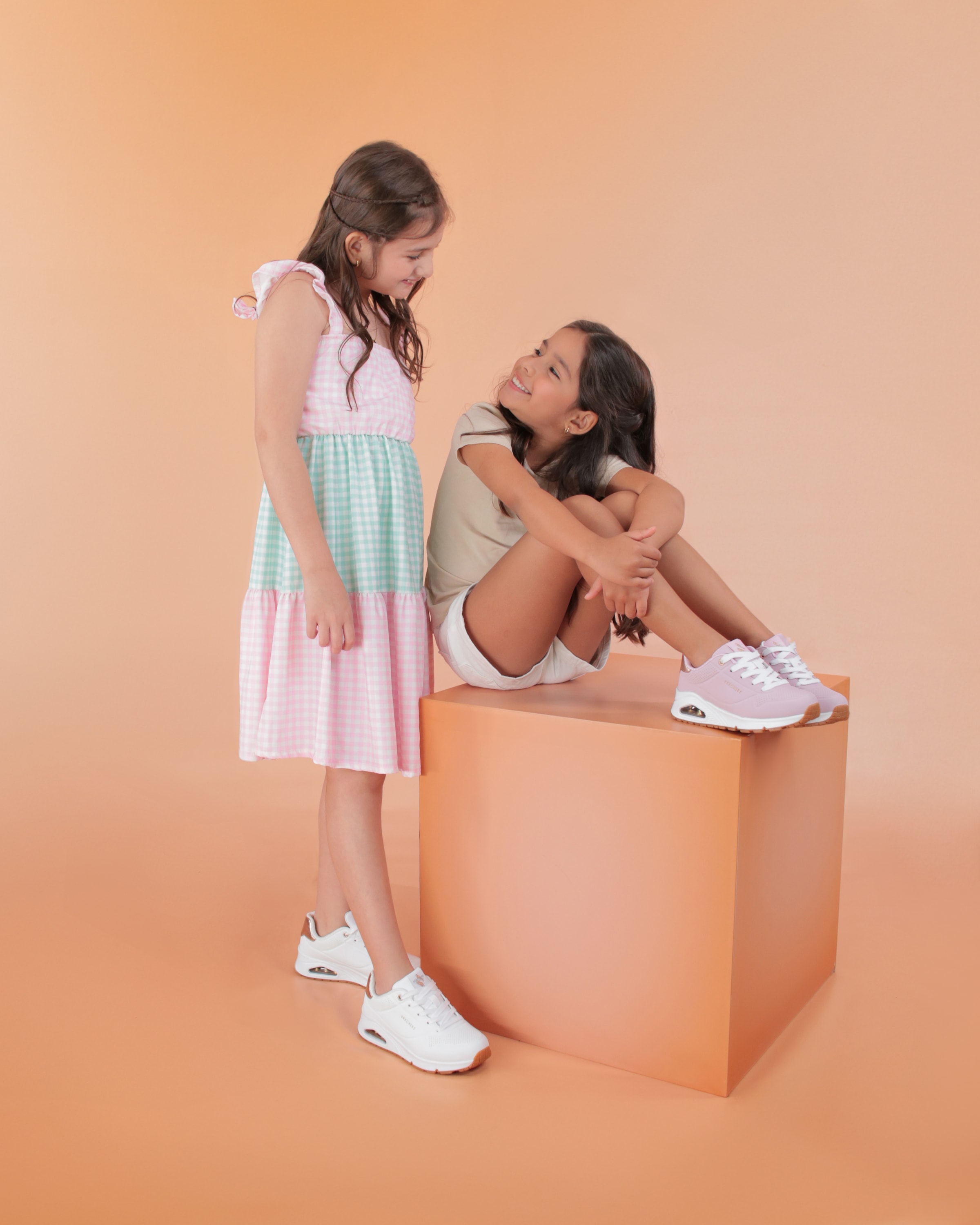 Skechers Sneaker »ESS - STREET GIRLS«, Freizeitschuh mit gepolster.Schaftrand, Größenschablone zum Download