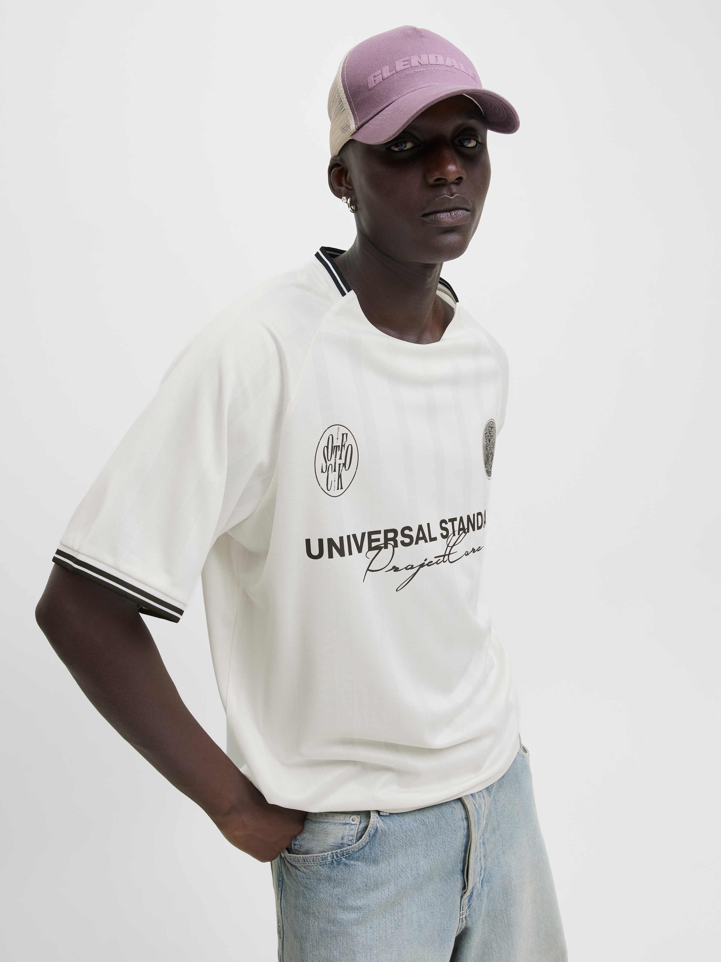 Jack & Jones Trainingsshirt »JCOCOVER RETRO FOOTBALL TEE SS LN«