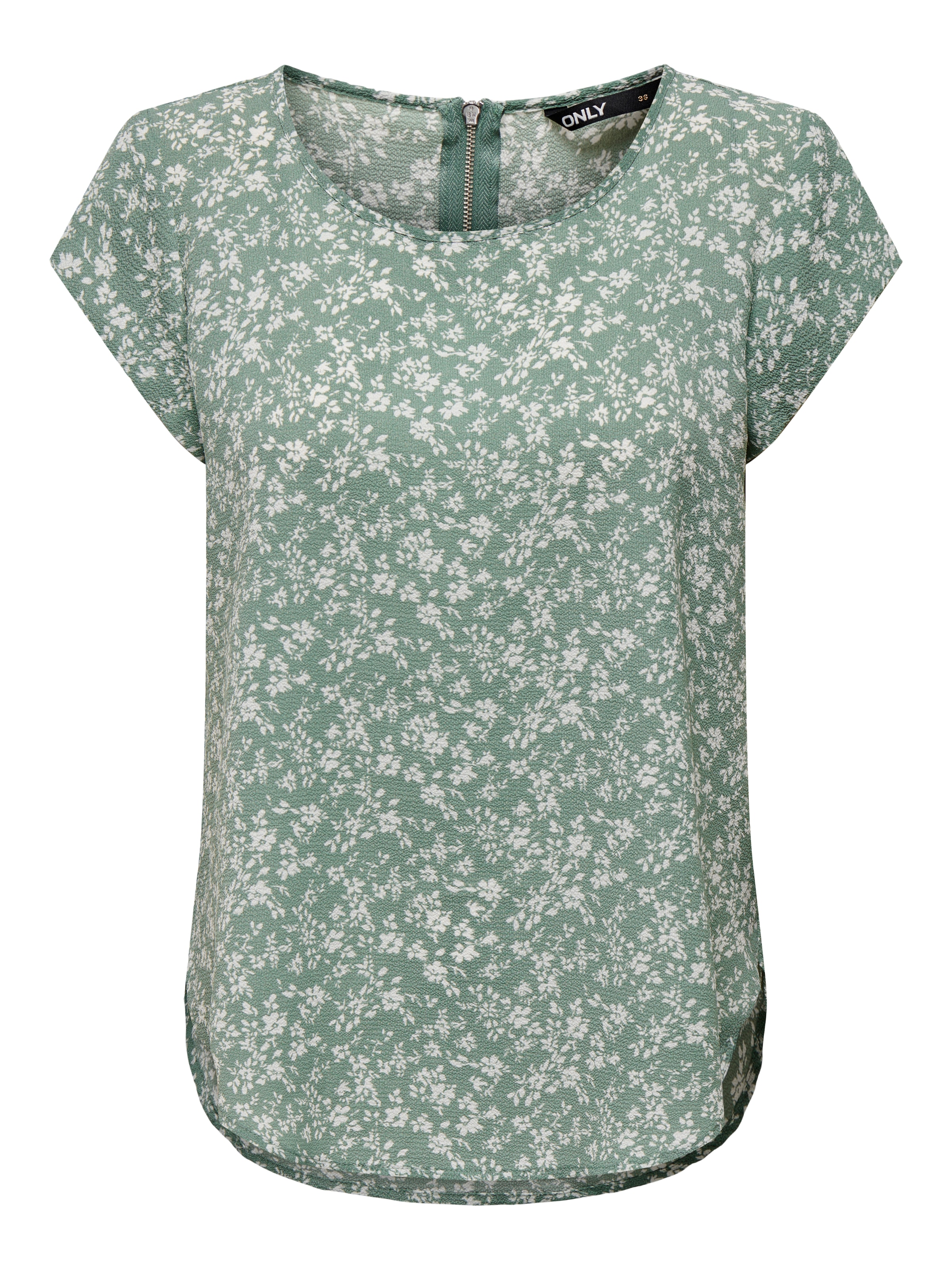 ONLY Shirtbluse »ONLVIC S/S AOP TOP NOOS PTM« mit Allover Druck