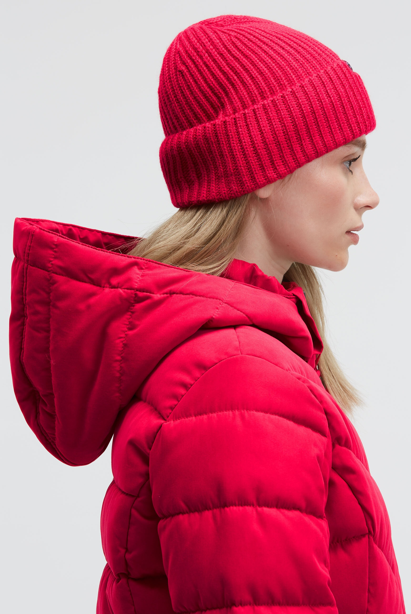 SOCCX Strickmütze mit breitem Umschlag