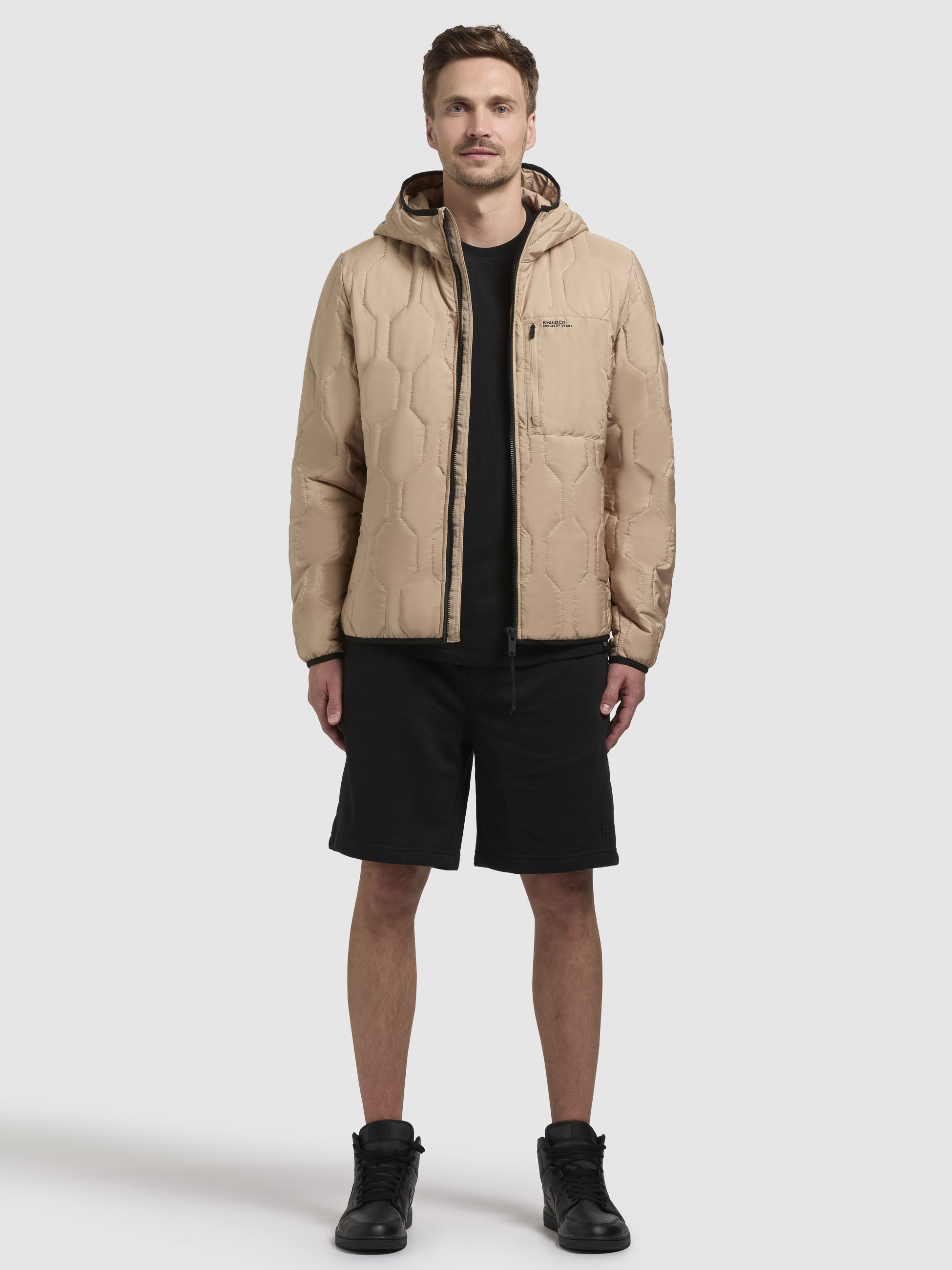 khujo Steppjacke »RHEIN«, mit Kapuze