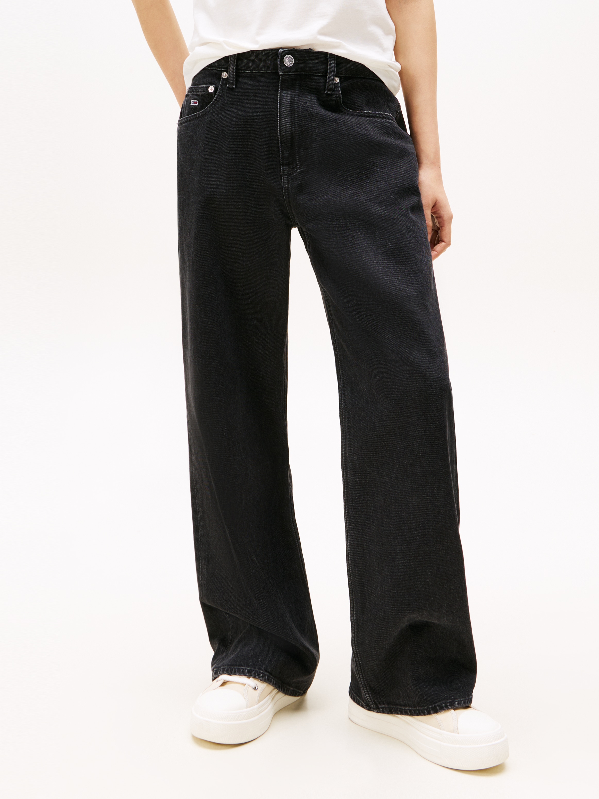 Tommy Jeans Relax-fit-Jeans "MIA MR RLXD STR", in blauer Waschung, mit Hamm günstig online kaufen