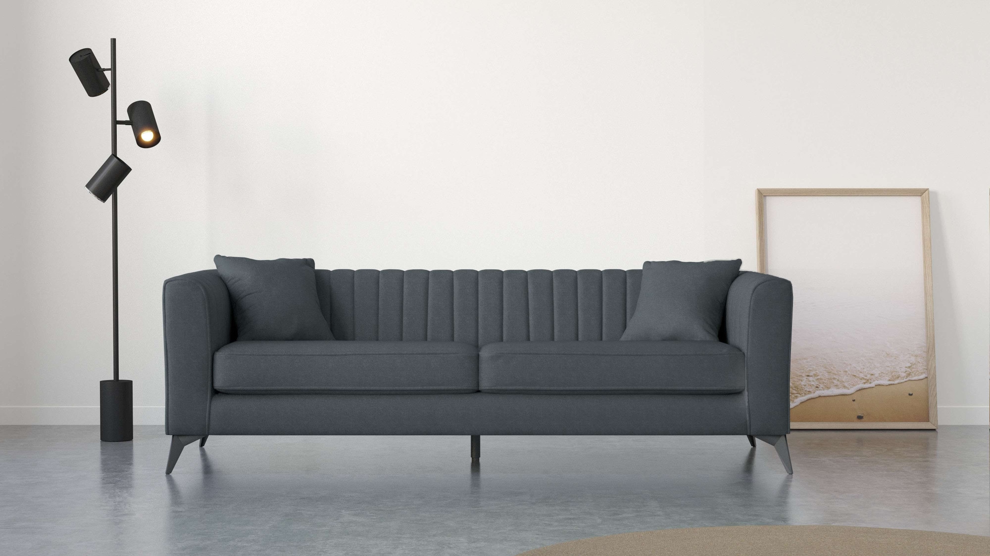 Home affaire 4-Sitzer "MATTHEW elegantes Designsofa, Maße B/T/H: 231/86/74 günstig online kaufen