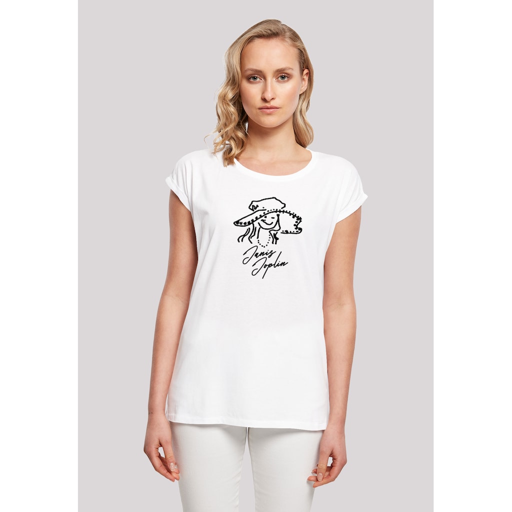 F4NT4STIC T-Shirt »Janis Joplin Sketch«