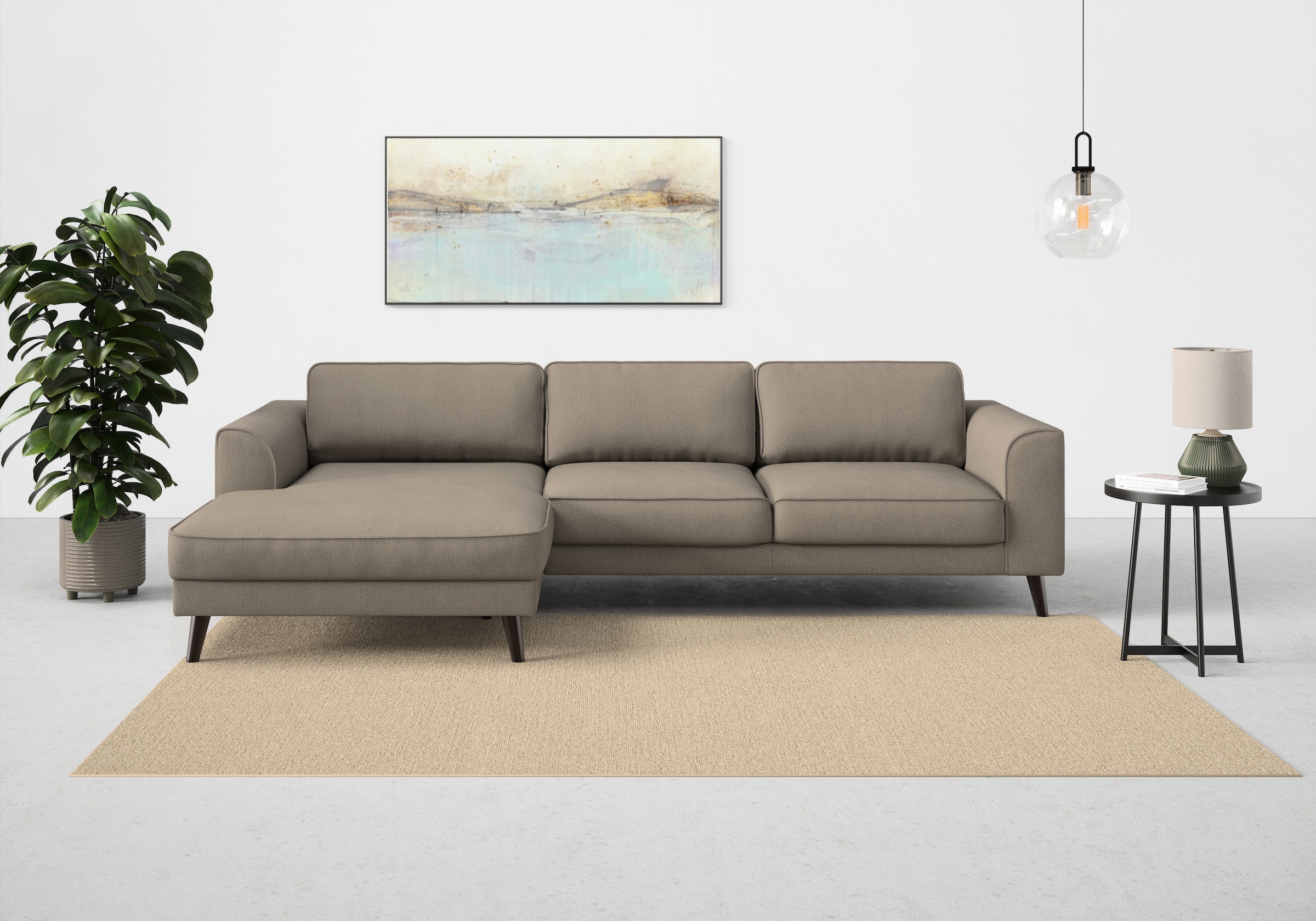 TRENDMANUFAKTUR  TRENDMANUFAKTUR Ecksofa »Lumber Jack, elegantes Designsofa, zeitlos modern, hoher...