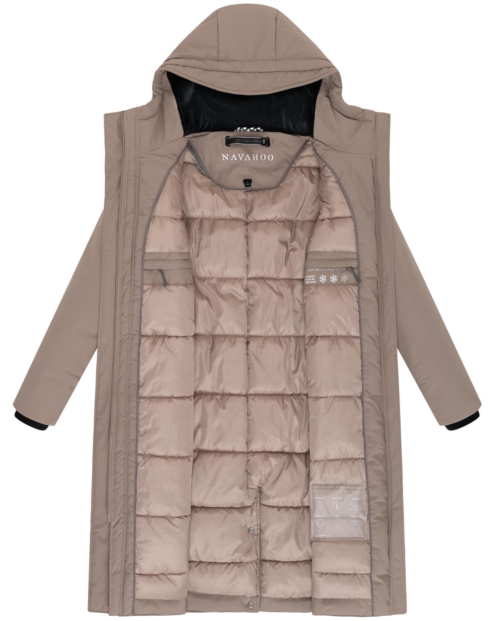 Navahoo Wintermantel »Eismelodie 14«, Winter Parka mit Kapuze