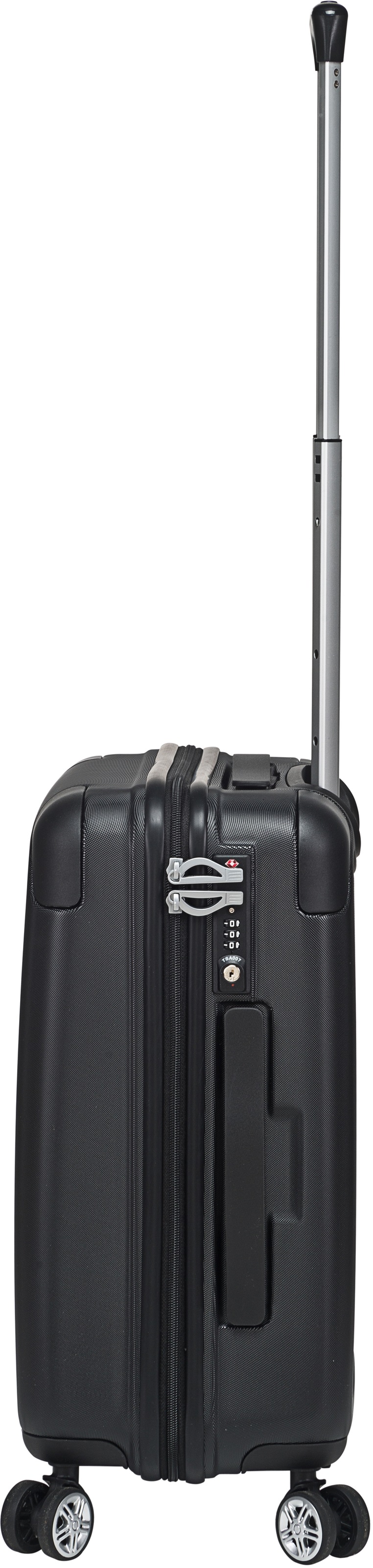 Stratic Hartschalen-Trolley »Stripe, 54 cm«, 4 Rollen, Handgepäck Reisekoffer Reisegepäck TSA-Zahlenschloss