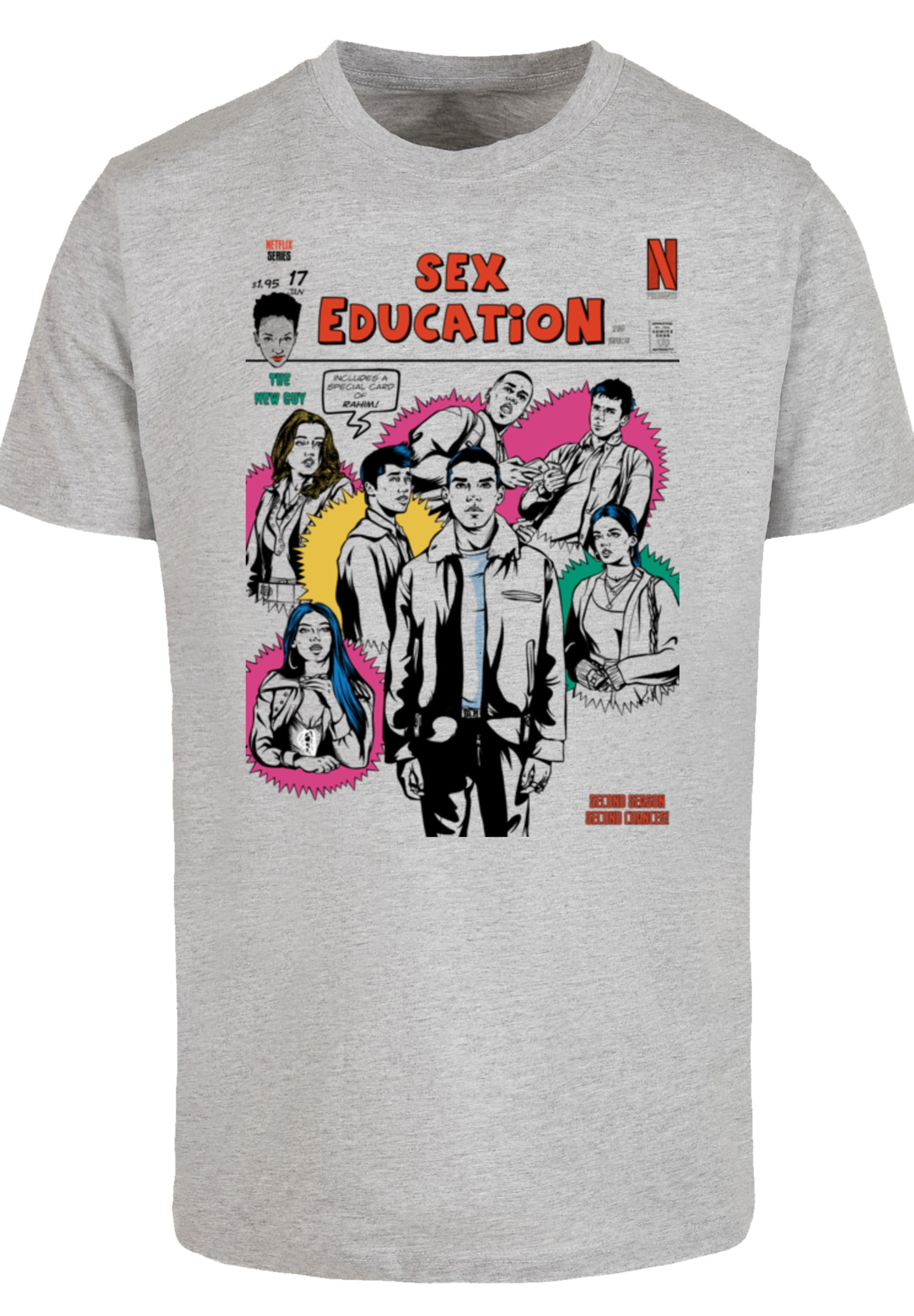 F4NT4STIC T-Shirt »Sex Education Magazine Cover Netflix TV Series«, Premium Qualität