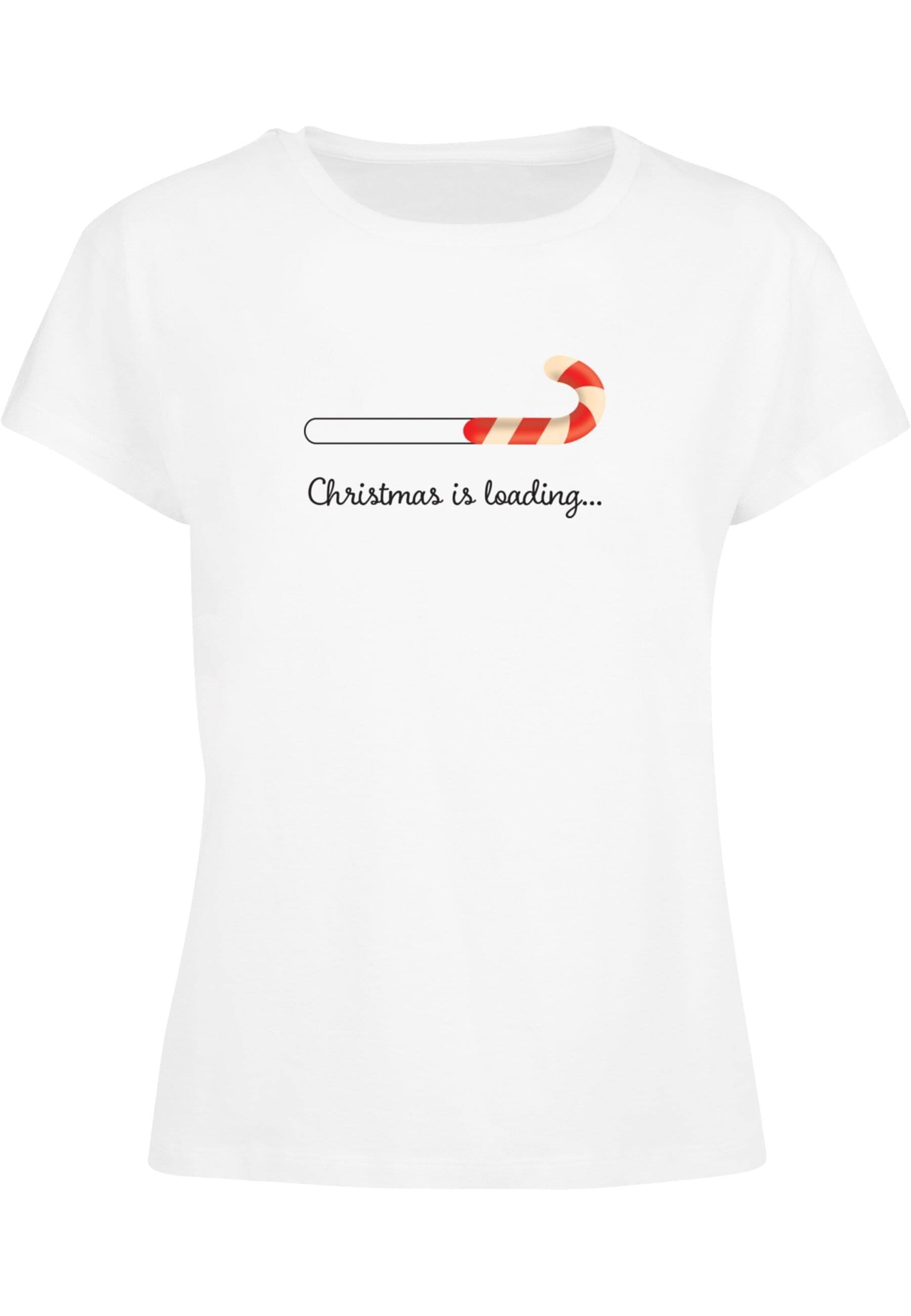 Merchcode T-Shirt »Merchcode Damen Ladies Christmas Loading Box Tee«, (1 tlg.)