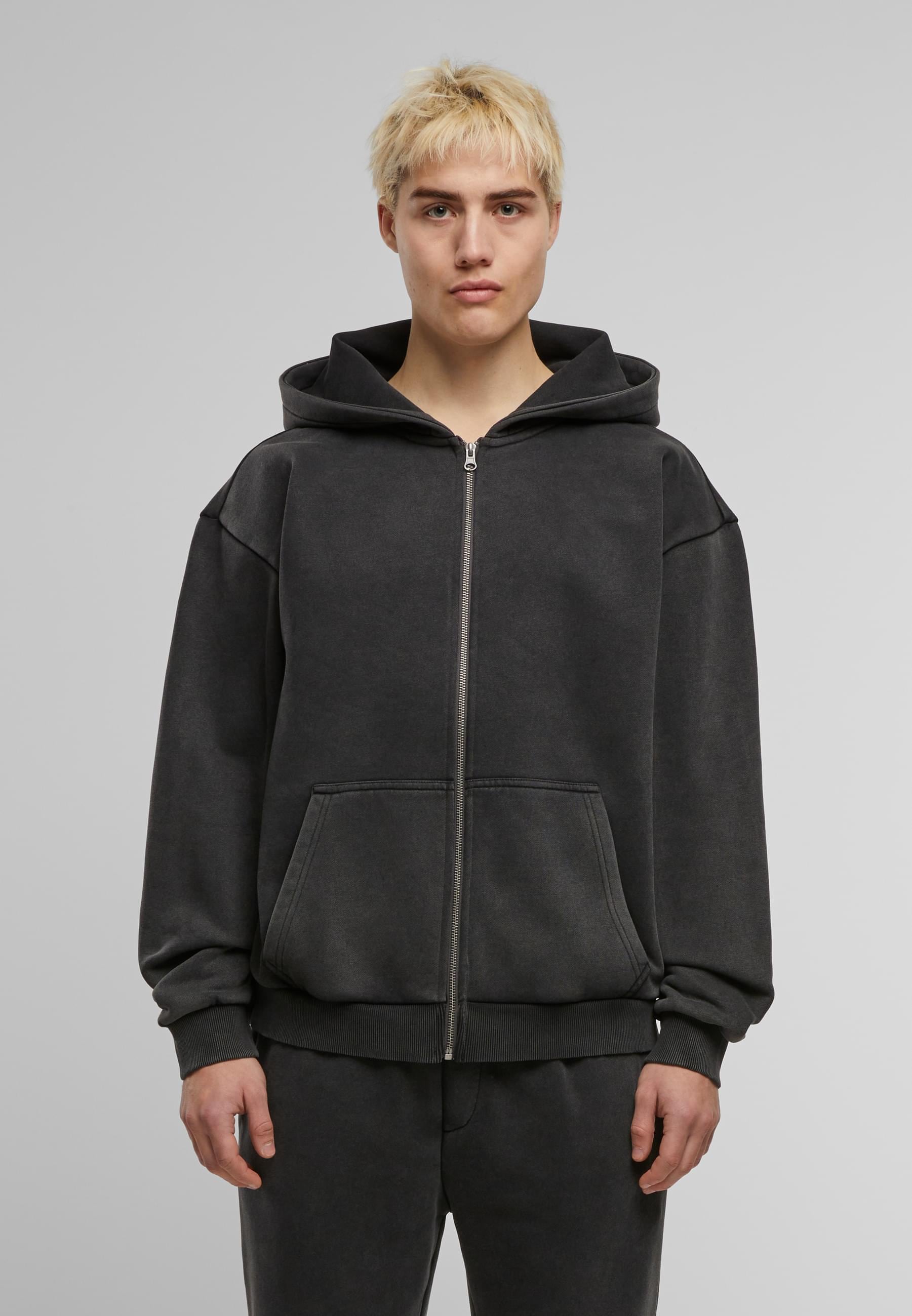 URBAN CLASSICS Sweatjacke »Urban Classics Vintage Heavy Zip Hoodie«