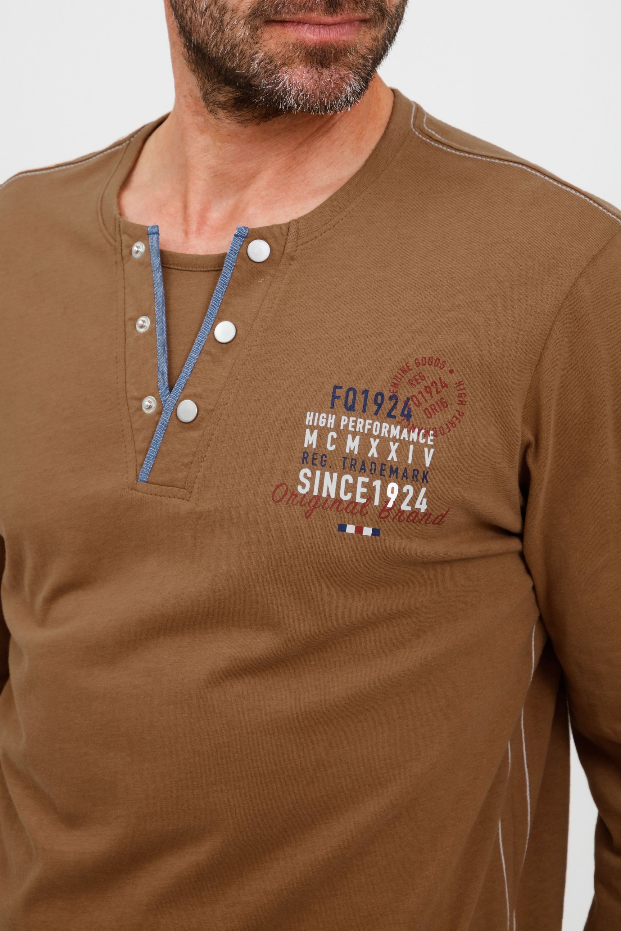 FQ1924 Henleyshirt »Henleyshirt FQRolf«