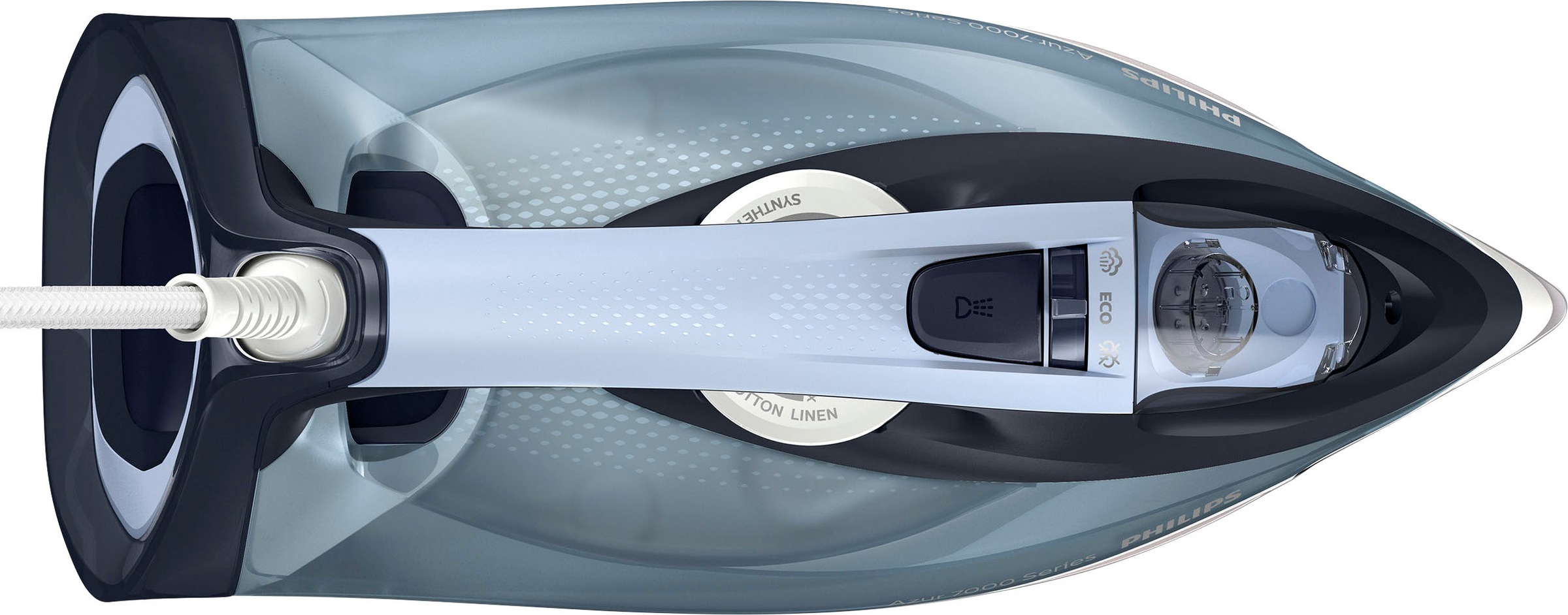 Philips Dampfbügeleisen "DST7020/20 7000 Series" 2800 W SteamGlide Plus Bügelsohle, 300 ml Wassertank, 250 g Dampfstoß