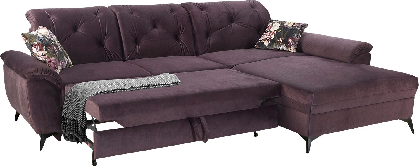 Relaxfunktion Jockenhöfer Gruppe 3 Ecksofa »Studio«, verstellbare Kopftützen, bestellen | Bettfunktion, BAUR individuell,