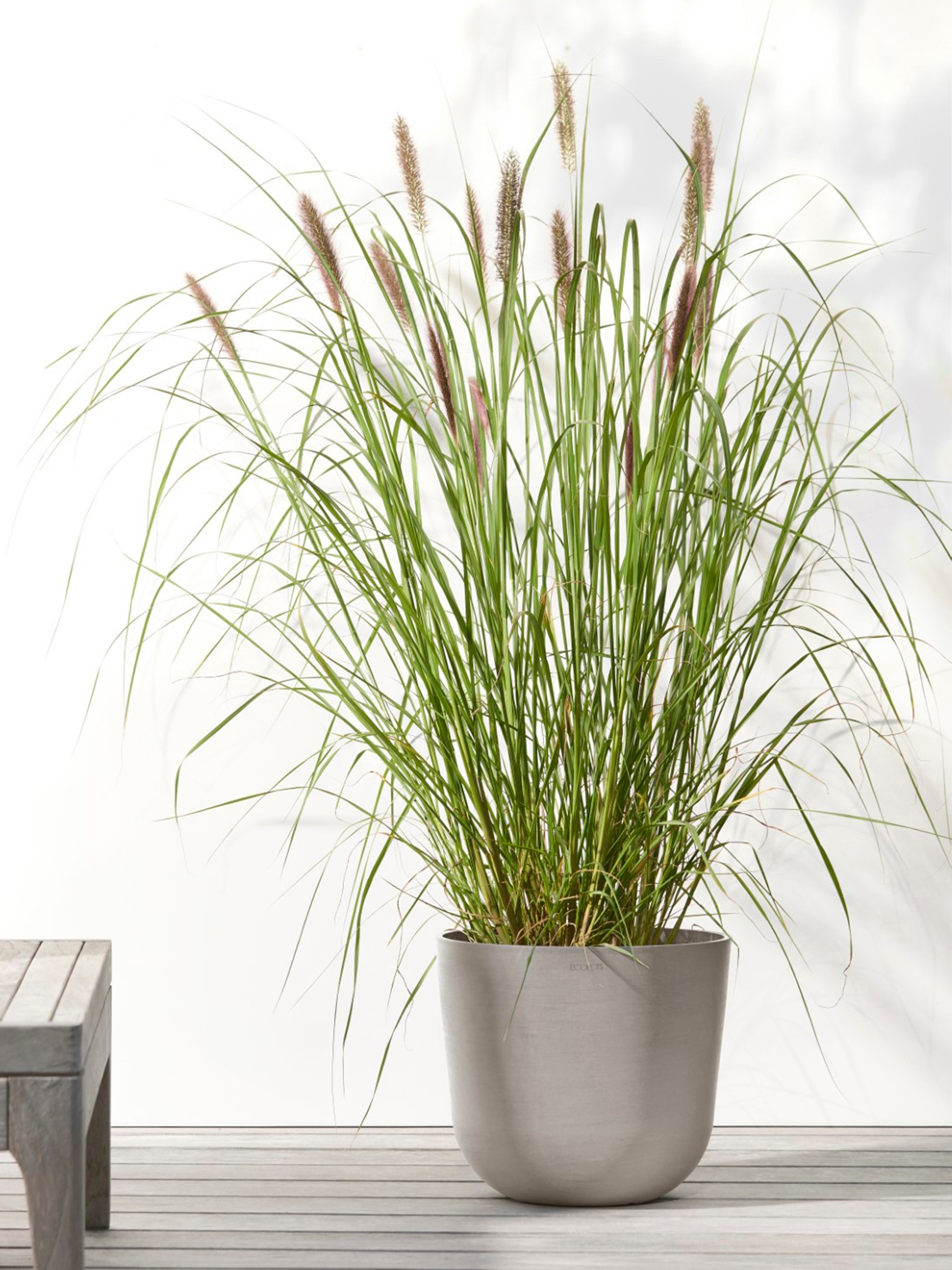 ECOPOTS Blumentopf »Oslo 25 Taupe«, für innen und außen: frostsicher, bruchsicher und lichtbeständig