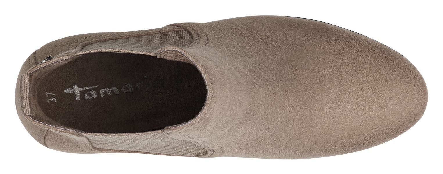 Tamaris Stiefelette, mit Stretcheinsatz