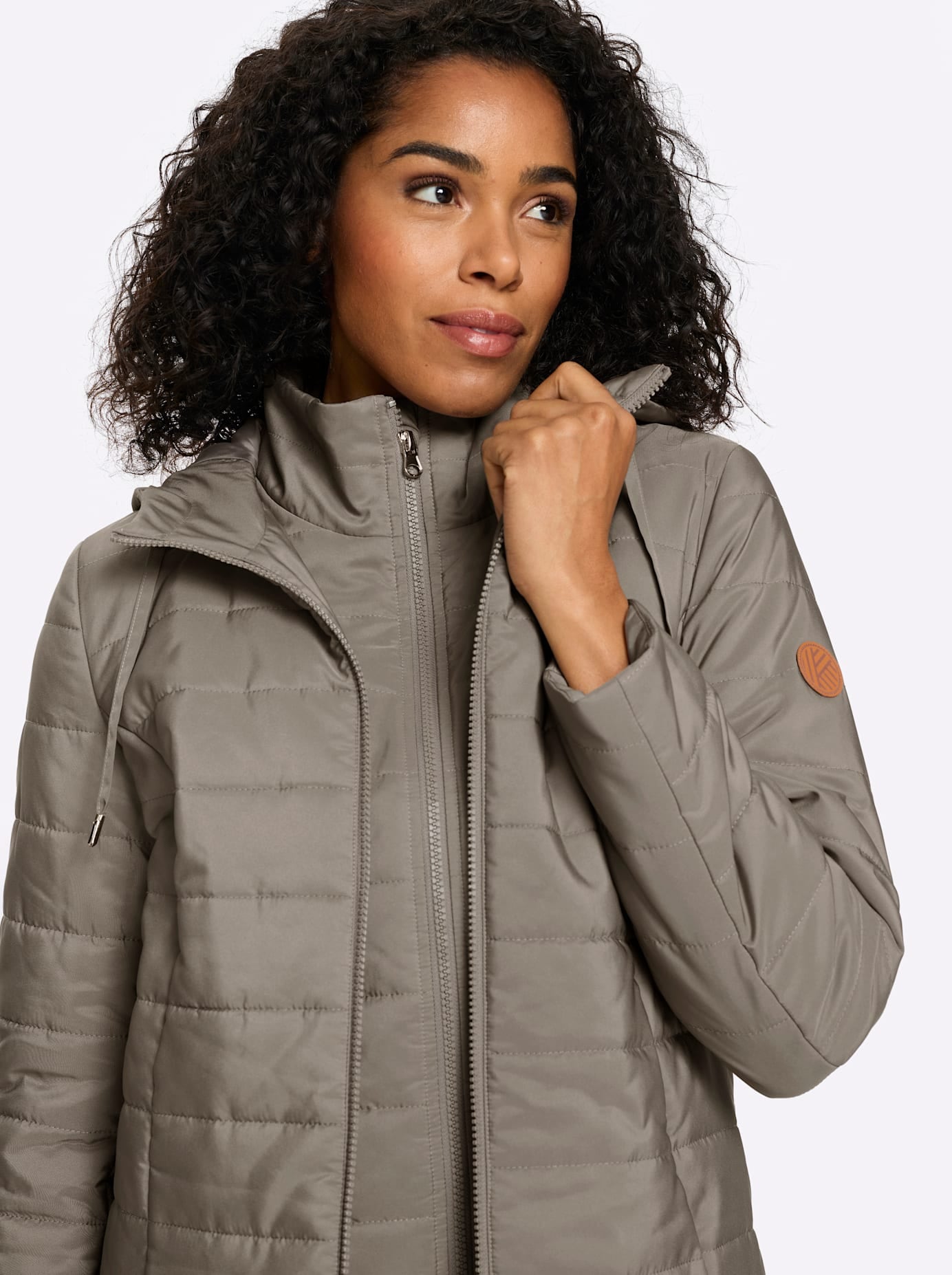 Classic Basics Langjacke mit Kapuze