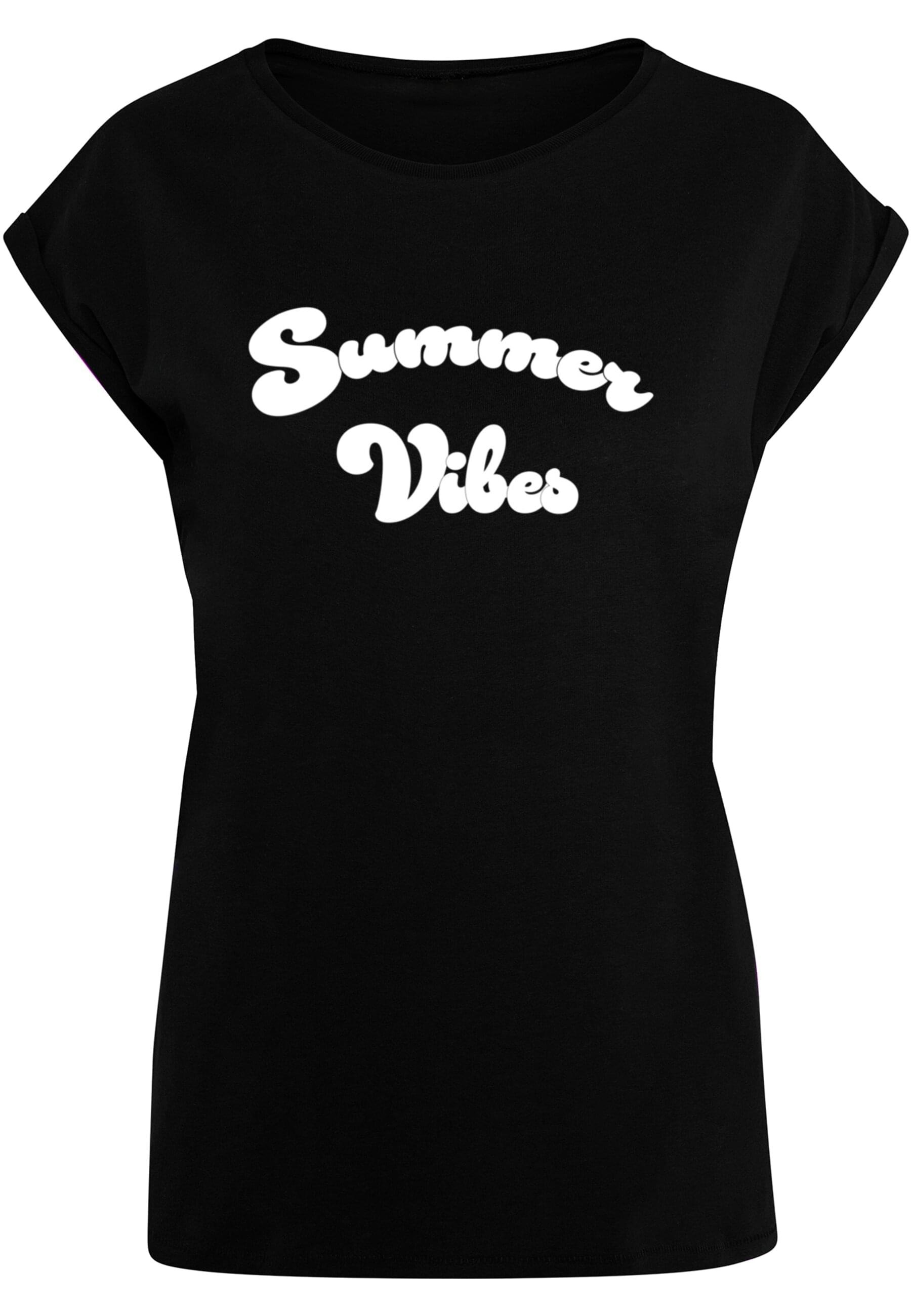 T-Shirt »Merchcode Damen Ladies Summer Vibes Extended Shoulder Tee«, (1 tlg.)
