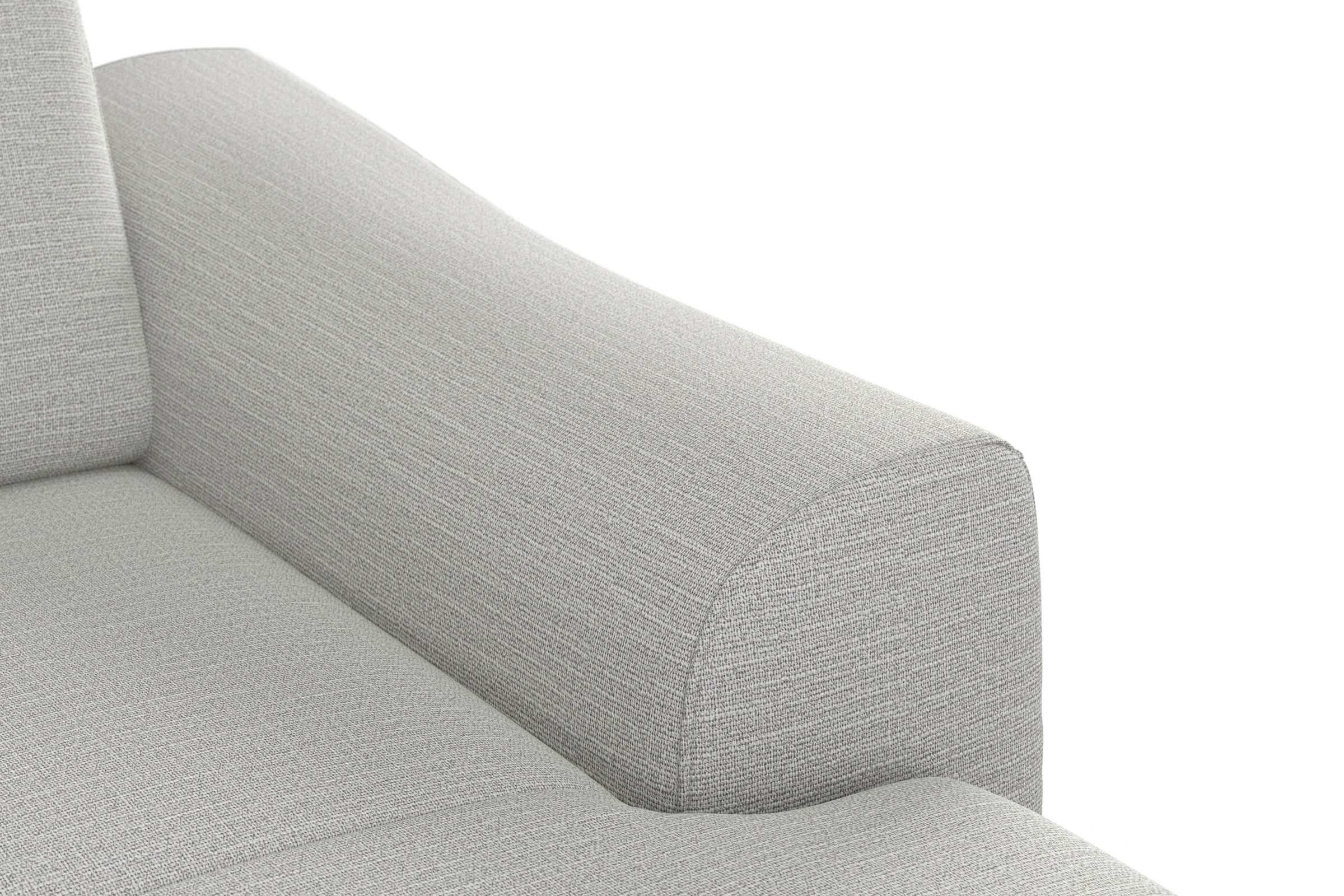 sit&more Wohnlandschaft »Dundee U-Form« mit Federkern und Edelstahlfüßen, wahlweise mit Kopfteilverstellung