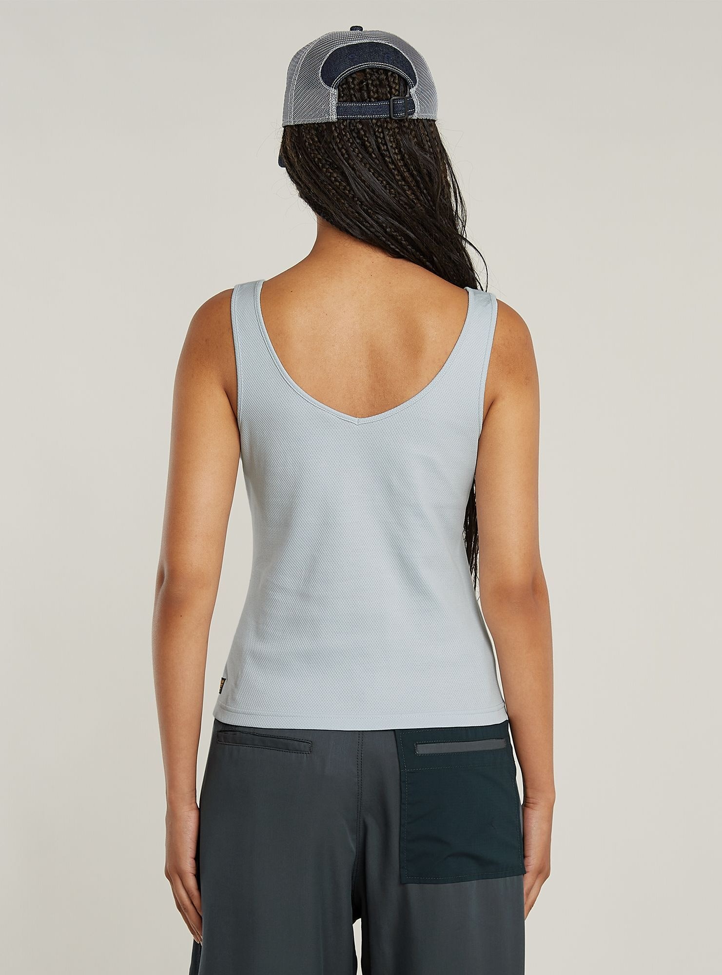 G-STAR T-Shirt "Asymmetrical Zip Slim Tanktop" günstig online kaufen