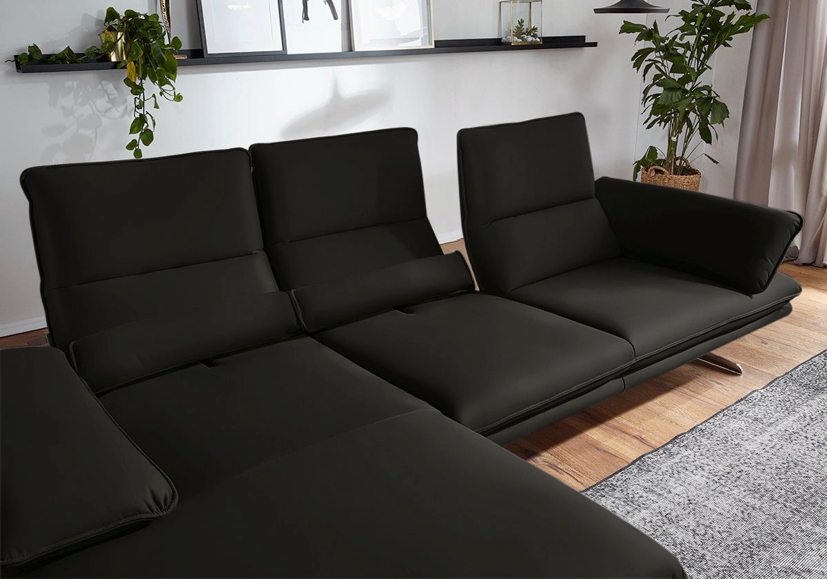 W.SCHILLIG Ecksofa "broadway, Designsofa mit tollem Sitzkomfort, L-Form", S günstig online kaufen