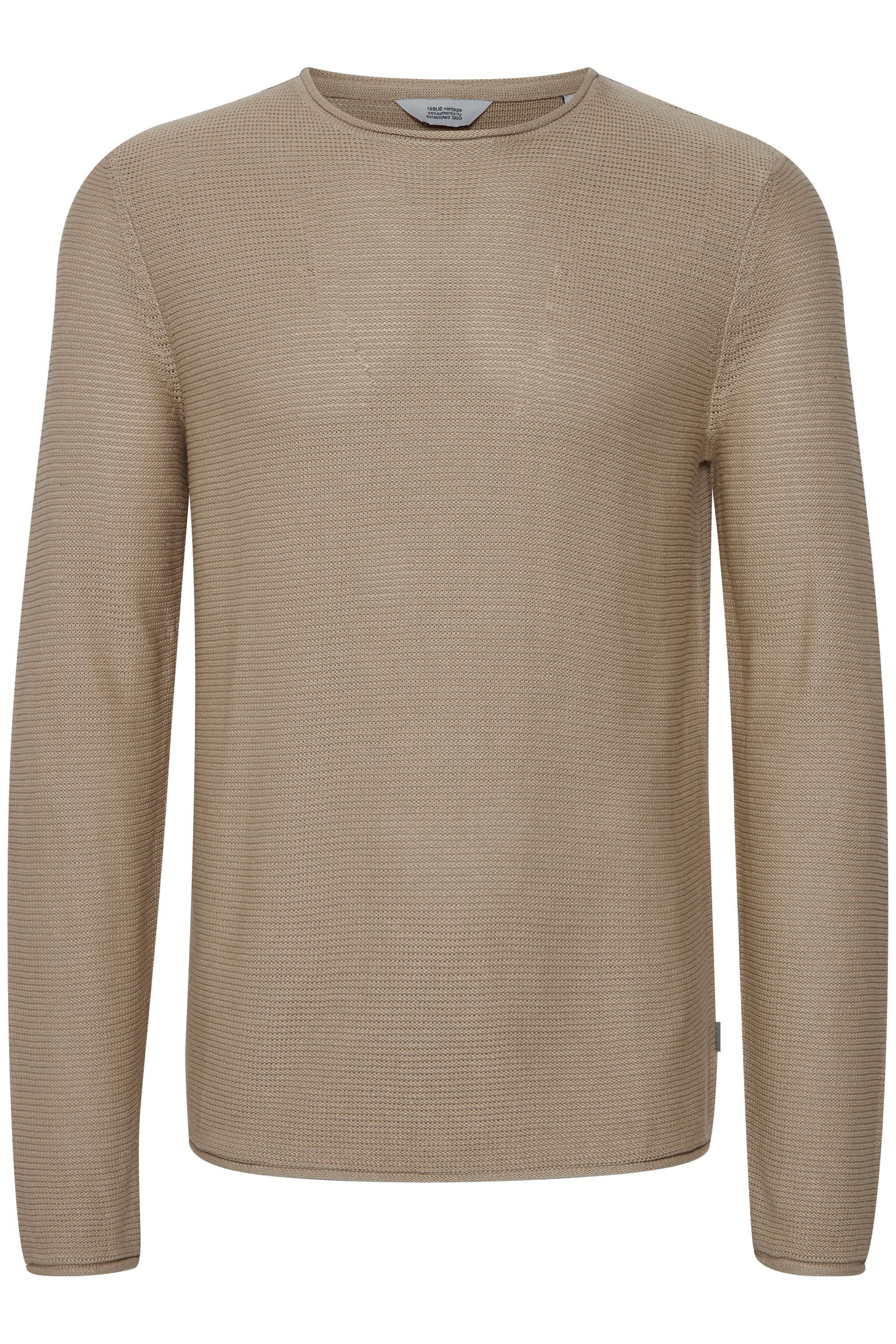 Solid Strickfleece-Pullover "Strickpullover SDJarah" günstig online kaufen