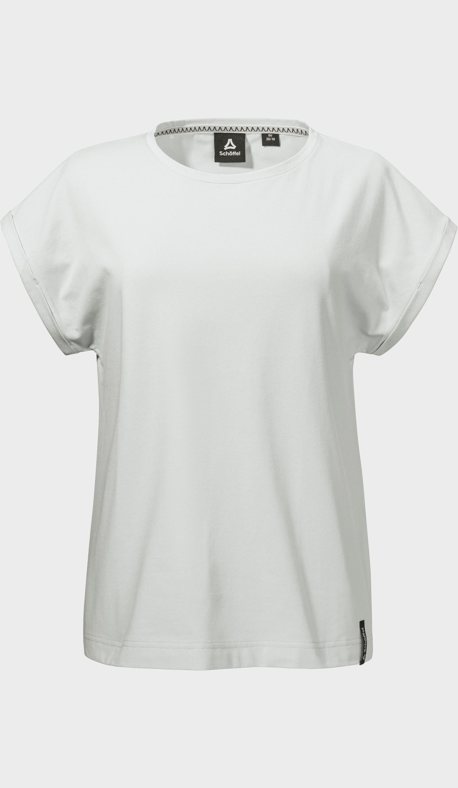 SCHÖFFEL Damen Funktionsshirt "T Shirt Style Serenio WMN"9000, grau, Gr. 44, Oberstoff: 61% Baumwolle, 34% Polyester, 5% Elasthan, Shirts