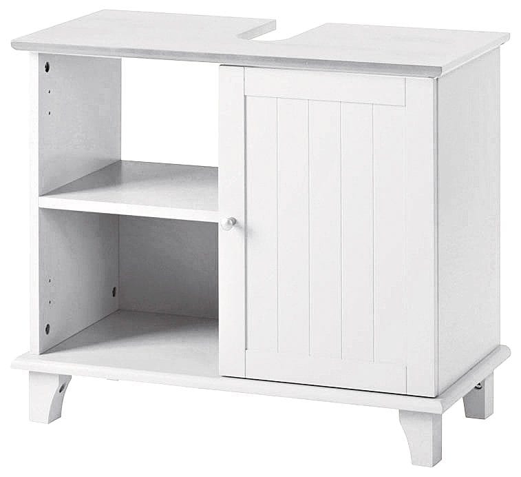 welltime Waschbeckenunterschrank "Venezia Landhaus" Badmöbel, aus massiver günstig online kaufen