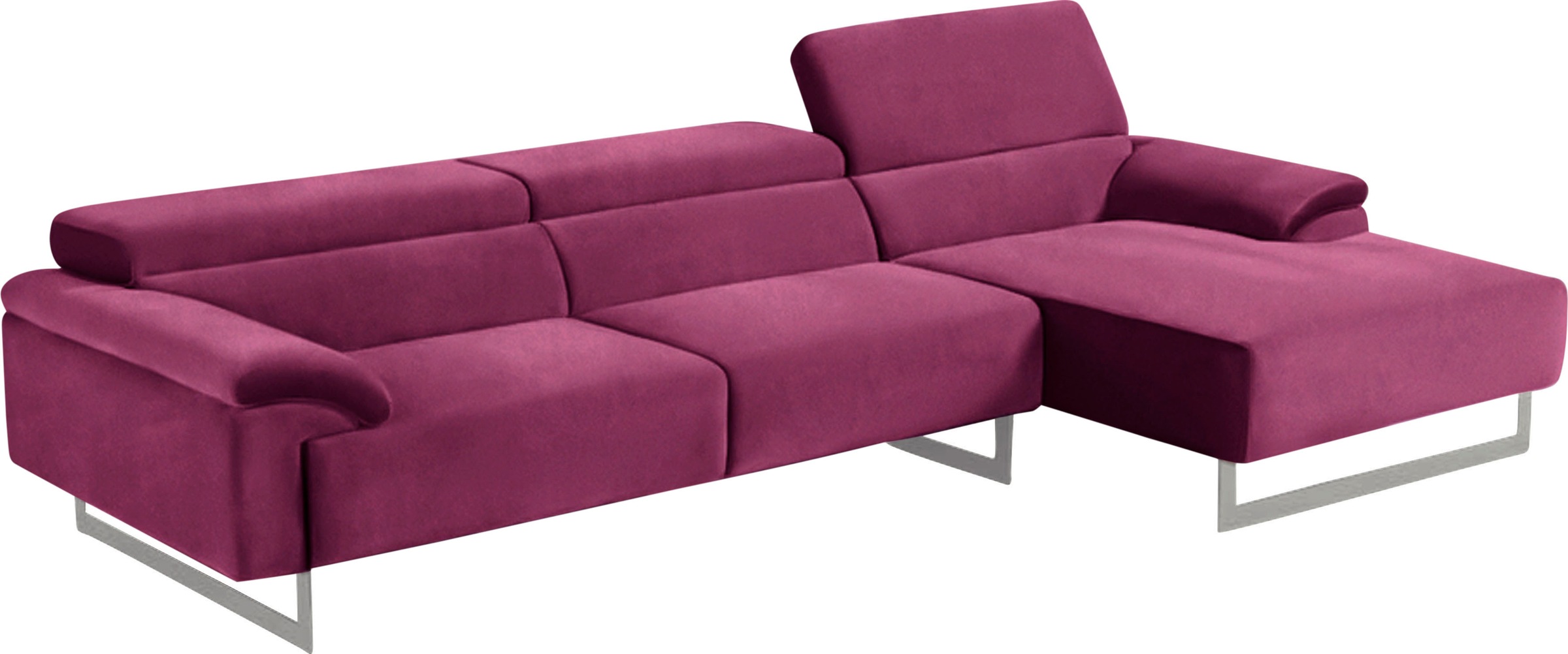 Egoitaliano Ecksofa "Malika, edel und bequem, Designsofa mit hochwertigen B günstig online kaufen
