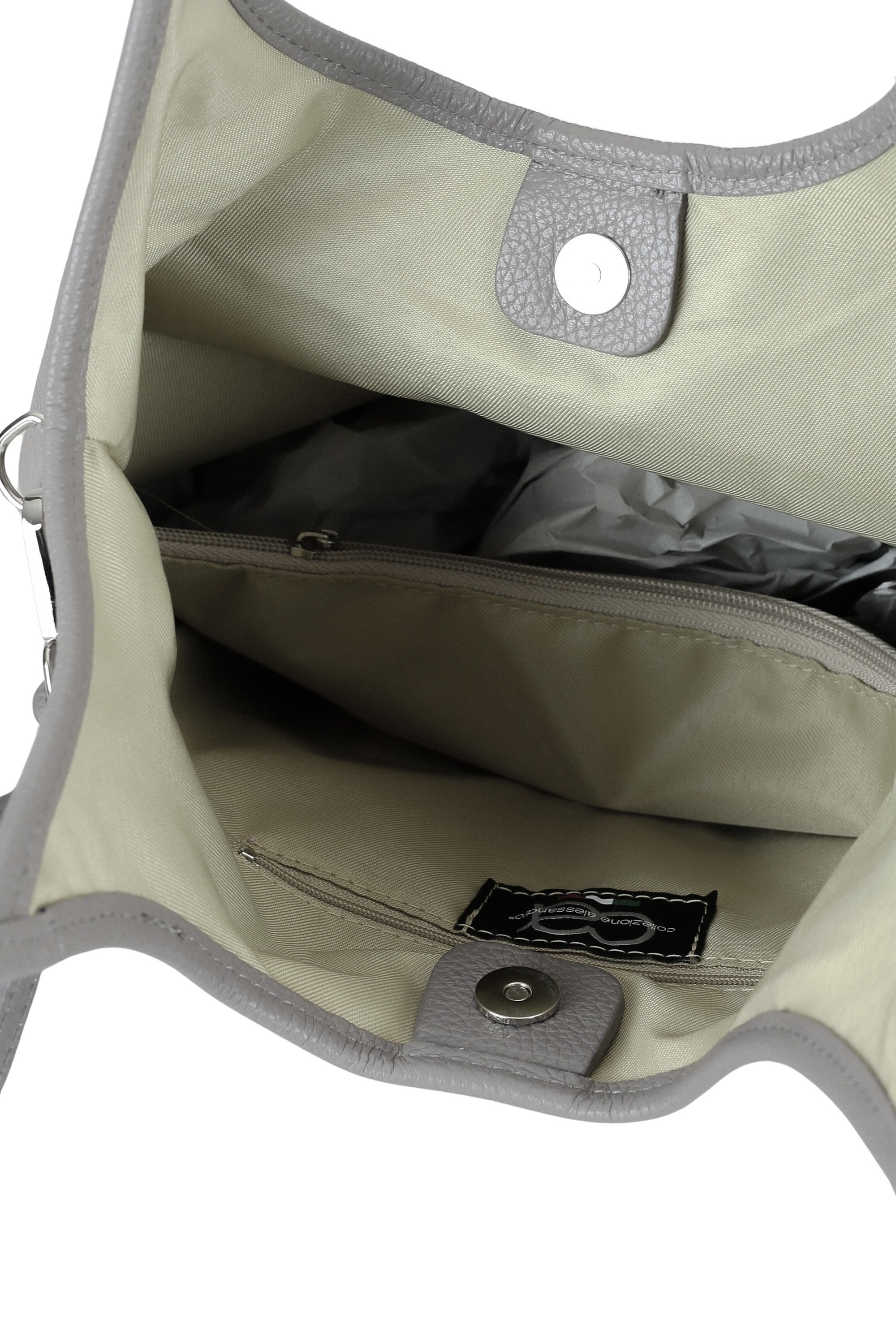 COLLEZIONE ALESSANDRO Schultertasche »Cuir«, aus echtem Leder, Made in Italy
