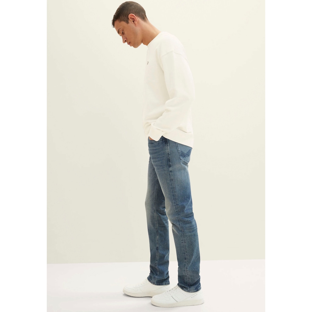 TOM TAILOR Regular-fit-Jeans »JOSH«, im authentischen Used-Look