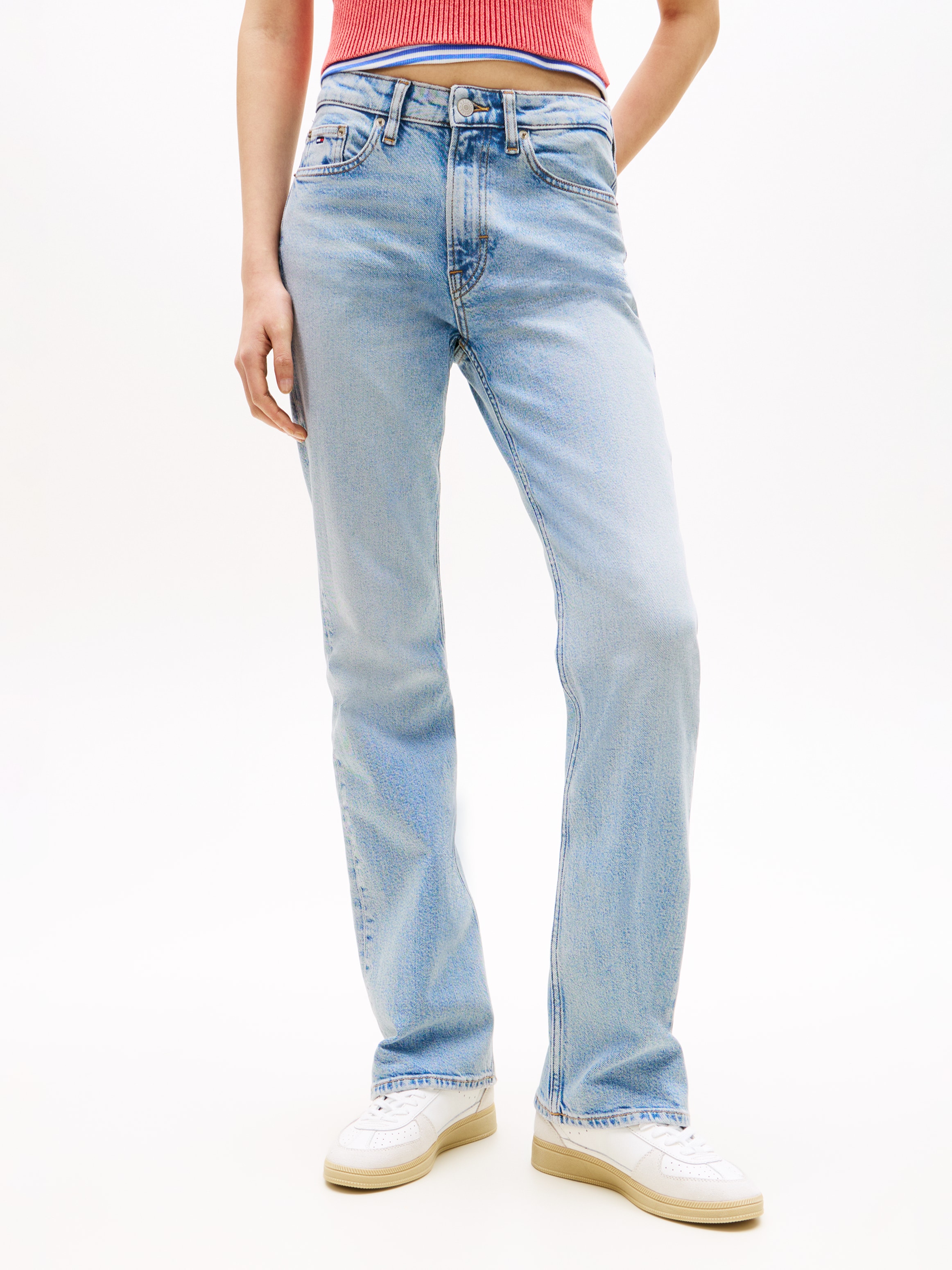 Tommy Jeans Bootcut-Jeans "CLEO MID BOOTCUT" im Baumwoll-Mix, Mid Waist günstig online kaufen