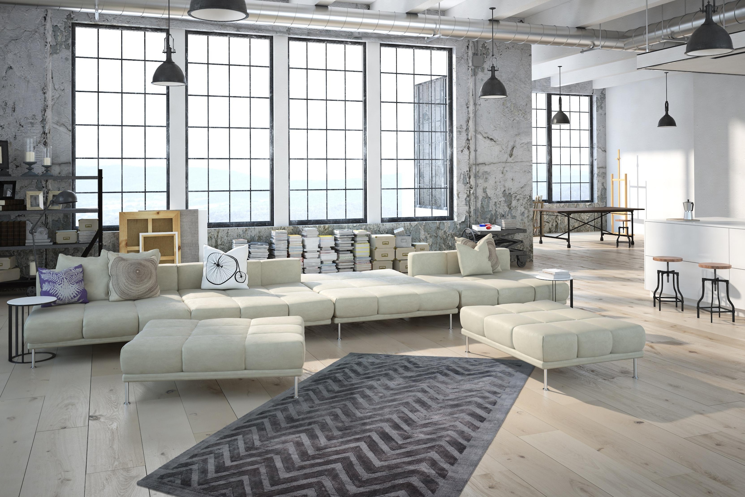 Kayoom Teppich »Luxury 410«, rechteckig, 13 mm Höhe, Wohnzimmer