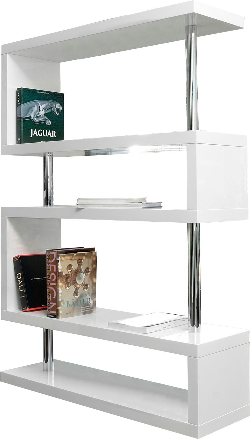 SalesFever Raumteilerregal, 2-in-1 Raumteiler: Stilvolles Regal mit Hochgla günstig online kaufen