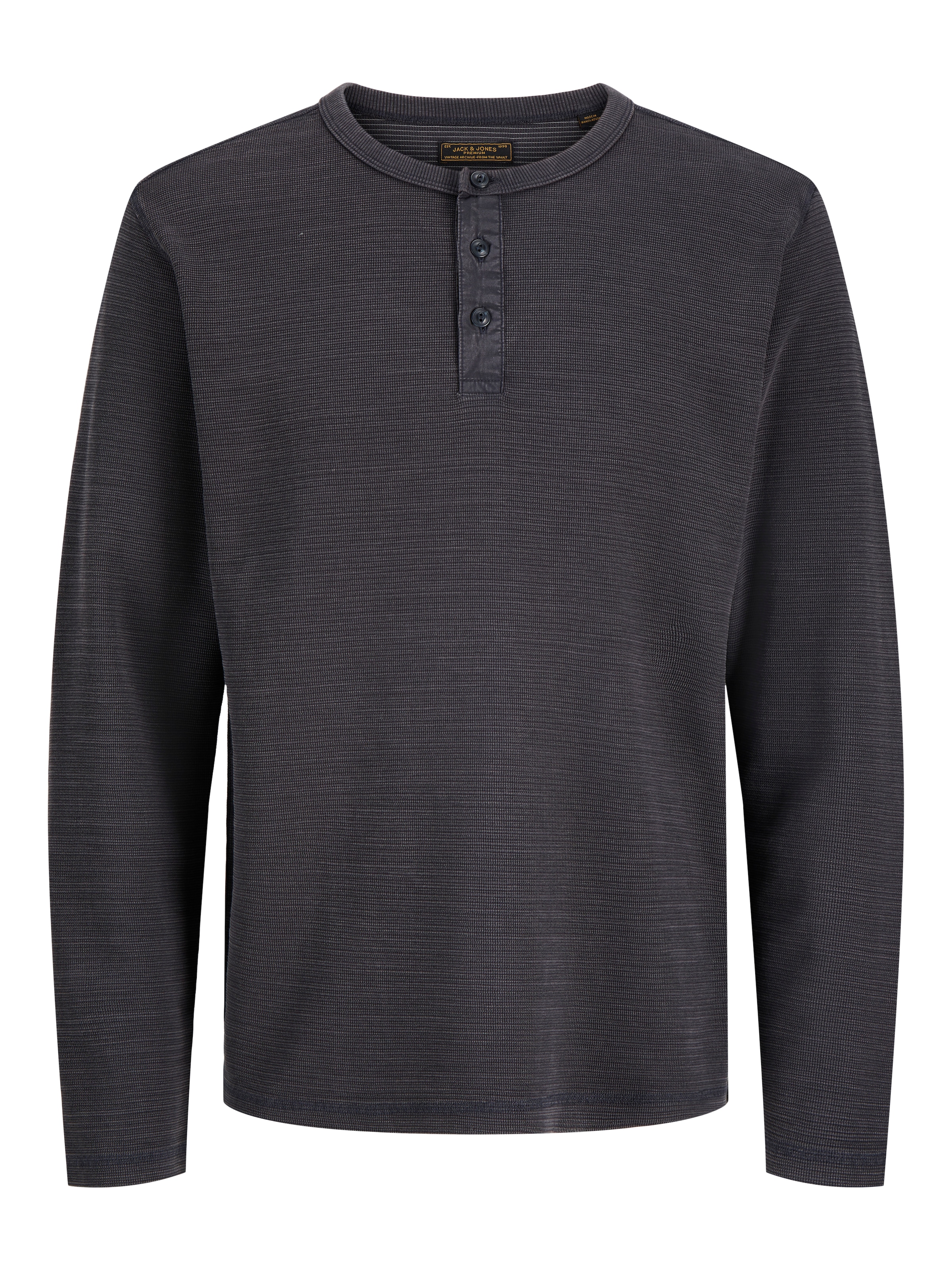 Jack & Jones Langarmshirt »JPRBLUAARON LS HENLEY TEE« Baumwollmischung, regular fit