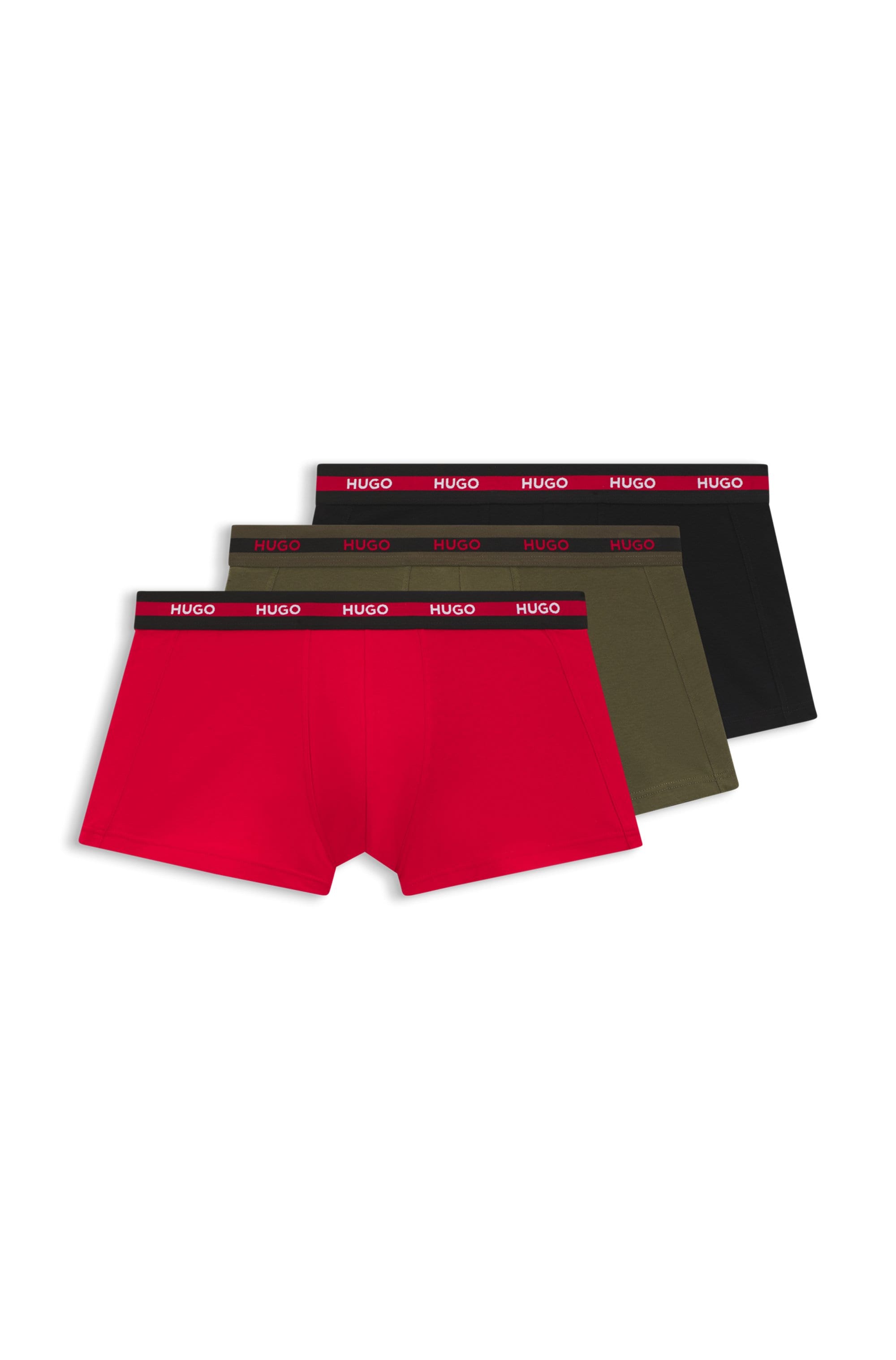 HUGO Underwear Trunk »TRIPLET« Packung, Im Dreierpack, 3 Stk. tlg., mit Logoschriftzug
