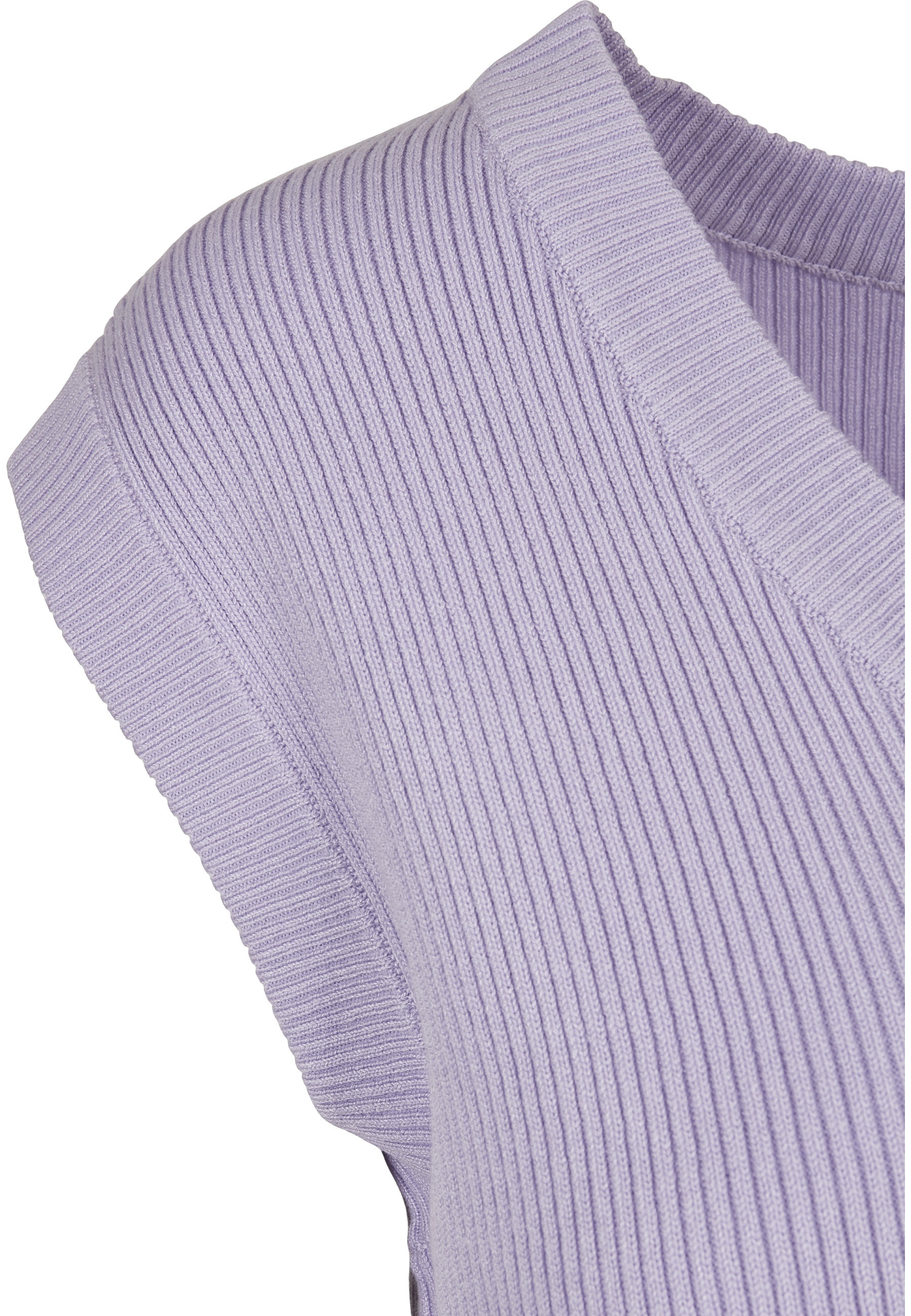URBAN CLASSICS Rundhalspullover »Urban Classics Damen Ladies Short Knittd Slip On« 1 Stk.
