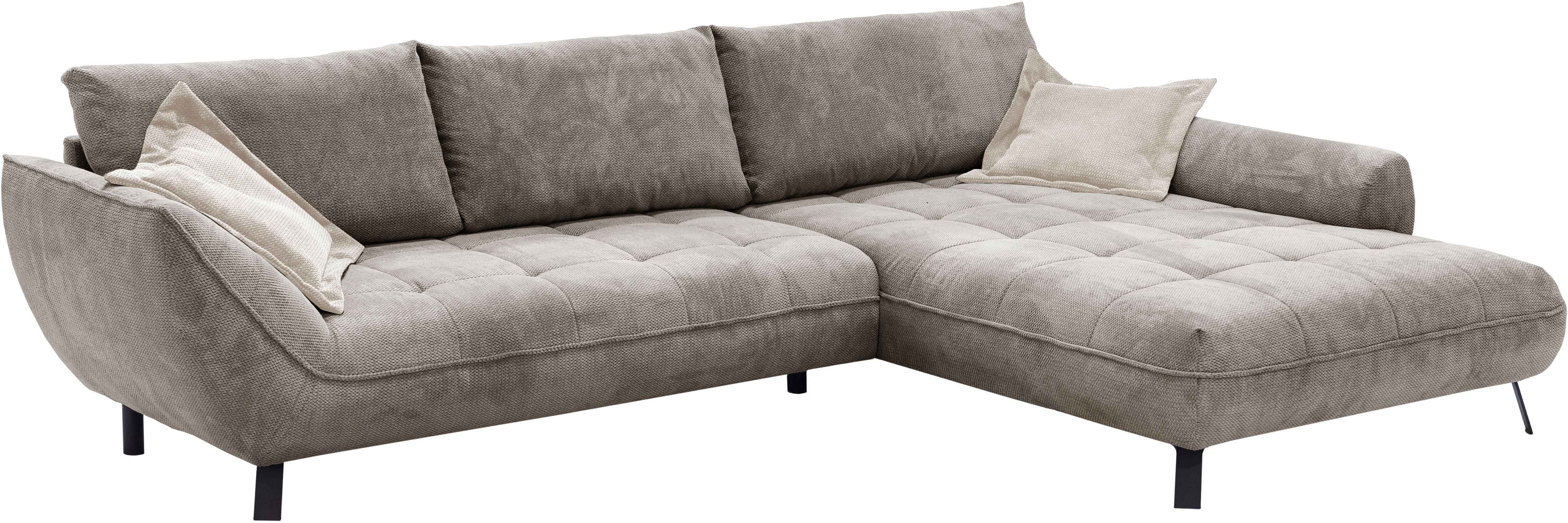 Thumbnail - exxpo - sofa fashion Ecksofa "Biarritz modern und elegantes Mega Sofa mit tollem Sitzkomfort, L-Form" XXL– Longchair Eck...