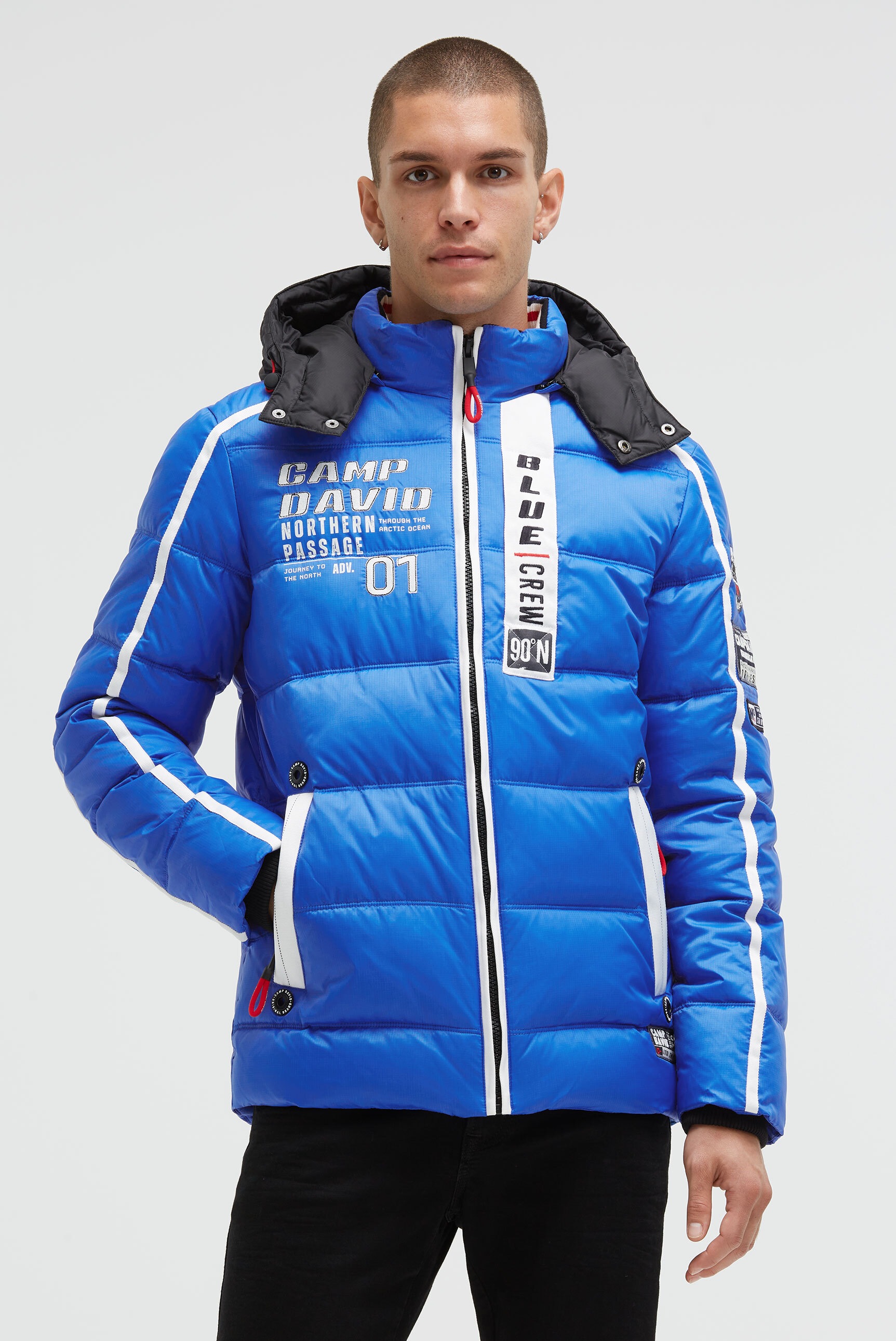 CAMP DAVID Winterjacke mit Kapuze mit abtrennbarer Kapuze günstig online kaufen
