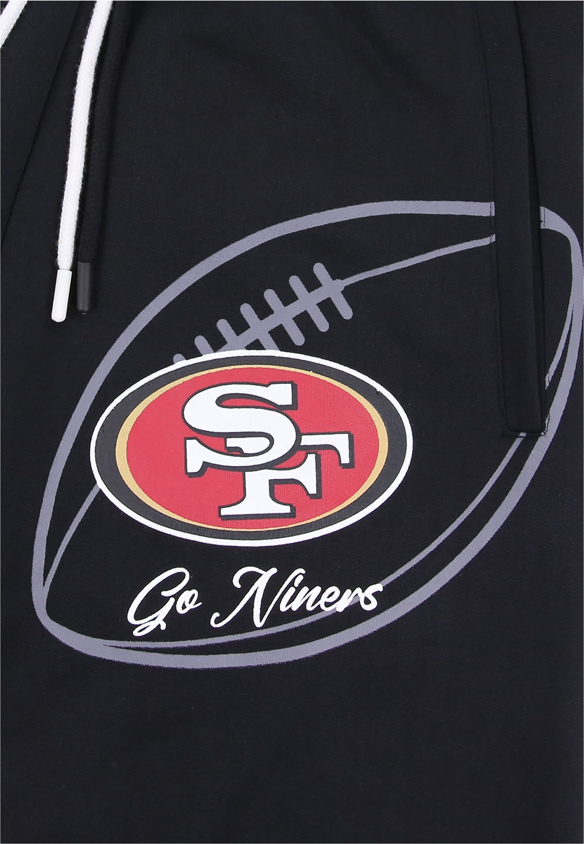 Recovered Sweathose »NFL 49ERS Go Niner«, (1 tlg.), mit gestreiften Bündchen