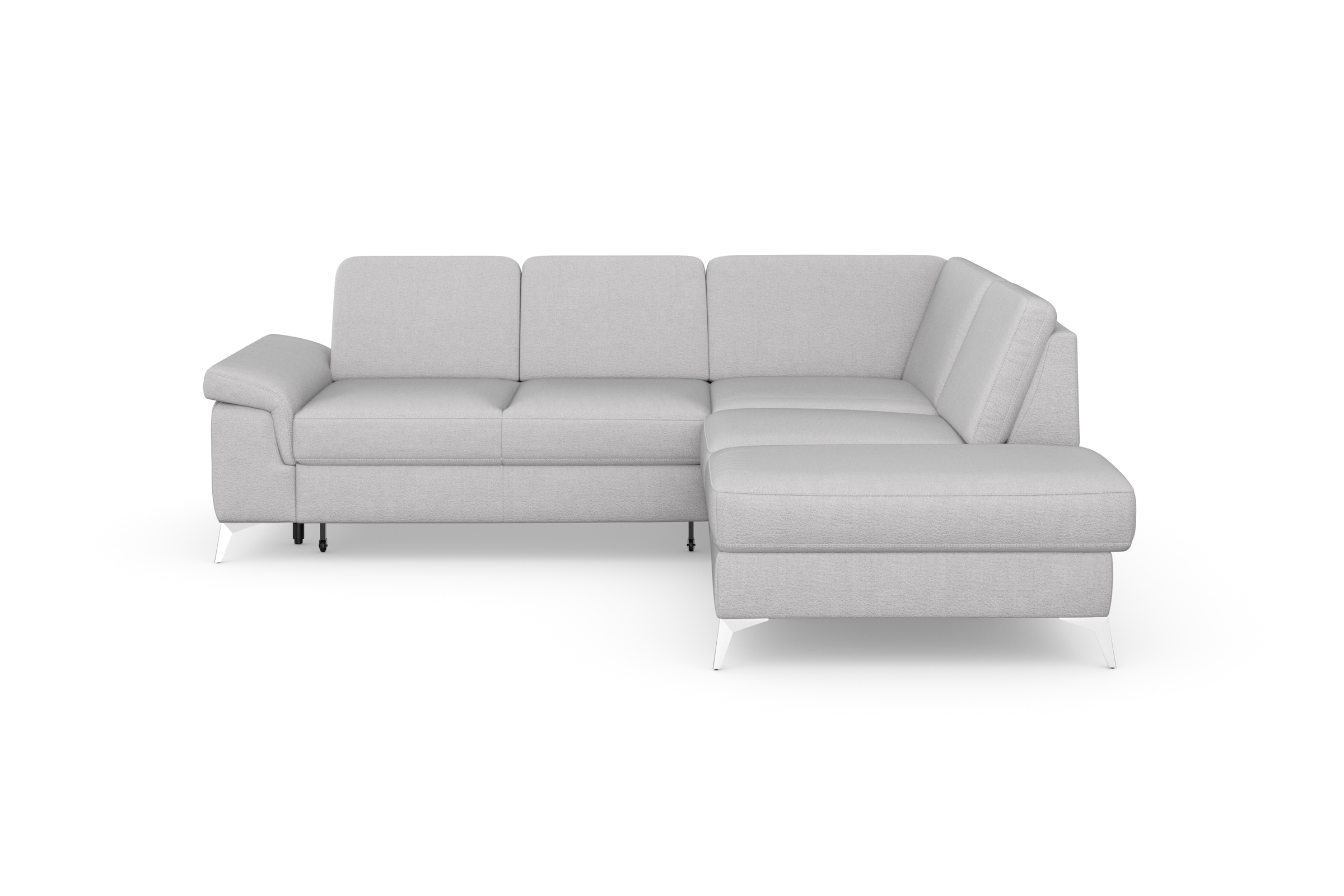 sit&more Ecksofa »Padua L-Form«, inklusive Sitztiefenverstellung, Armteilfunktion und Federkern