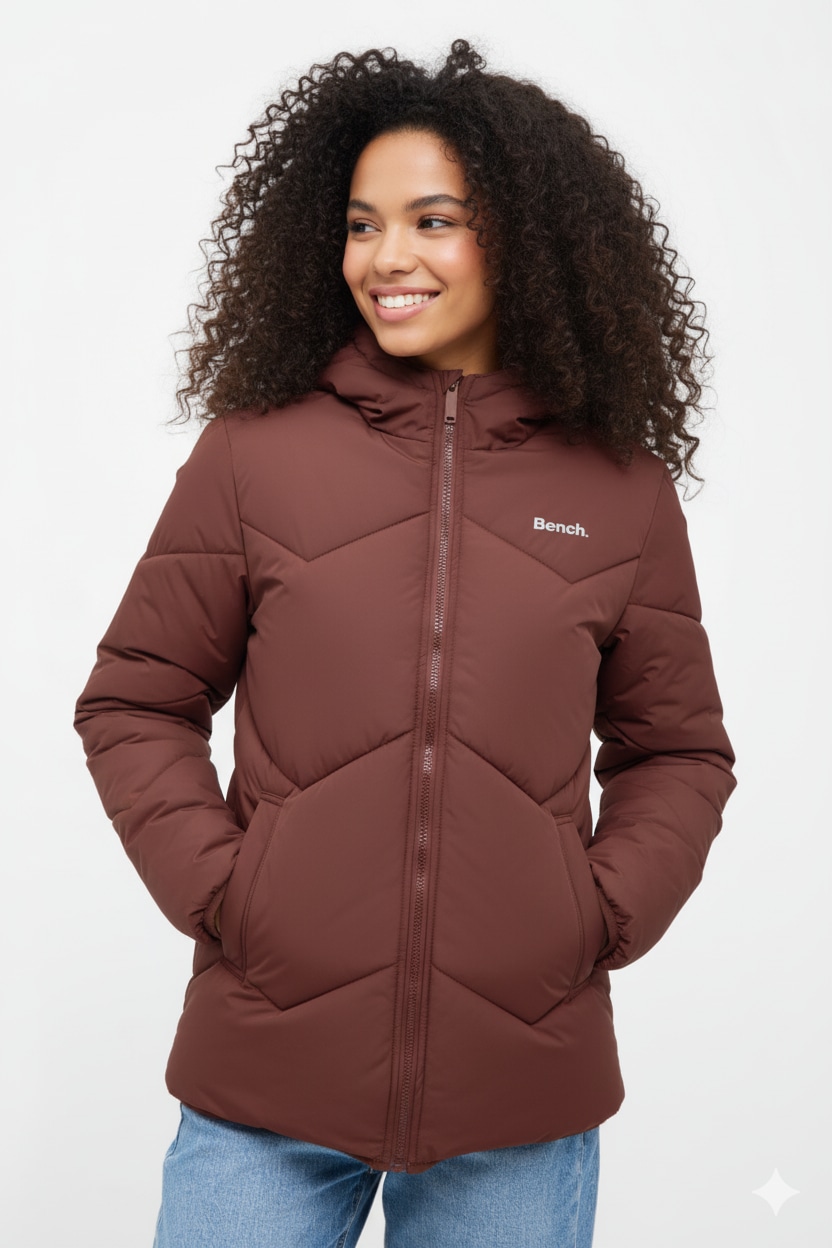 Bench. Steppjacke "KRIYA" mit Kapuze leichte Winterjacke mit hoher Wärmelei günstig online kaufen