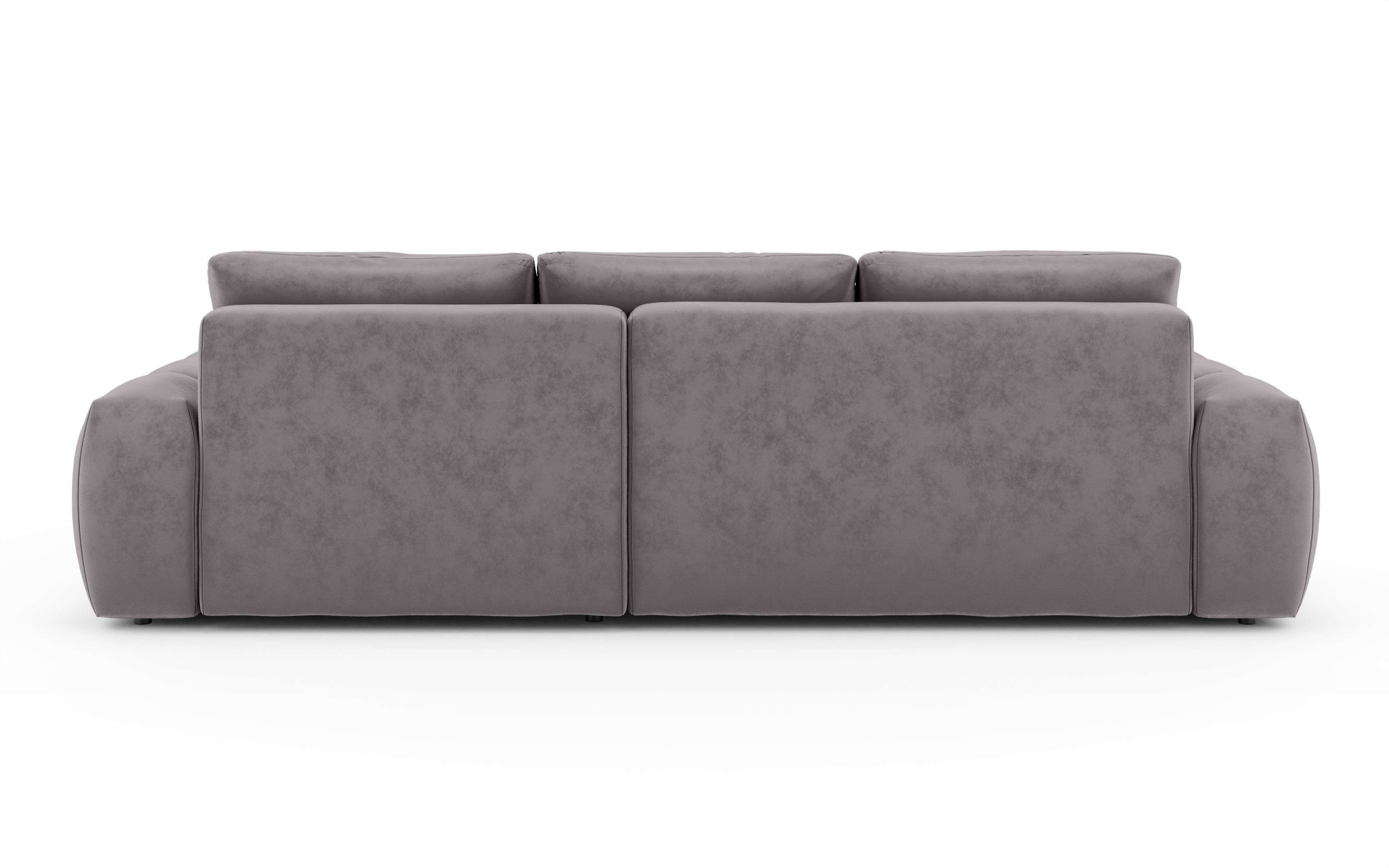 INOSIGN Ecksofa »AZITA klein optionale Schlafsofa mit Bettkasten, B/T/H: 270/166,5/84cm«, L-Form mit Wellenunterfederung, Bubble-Optik