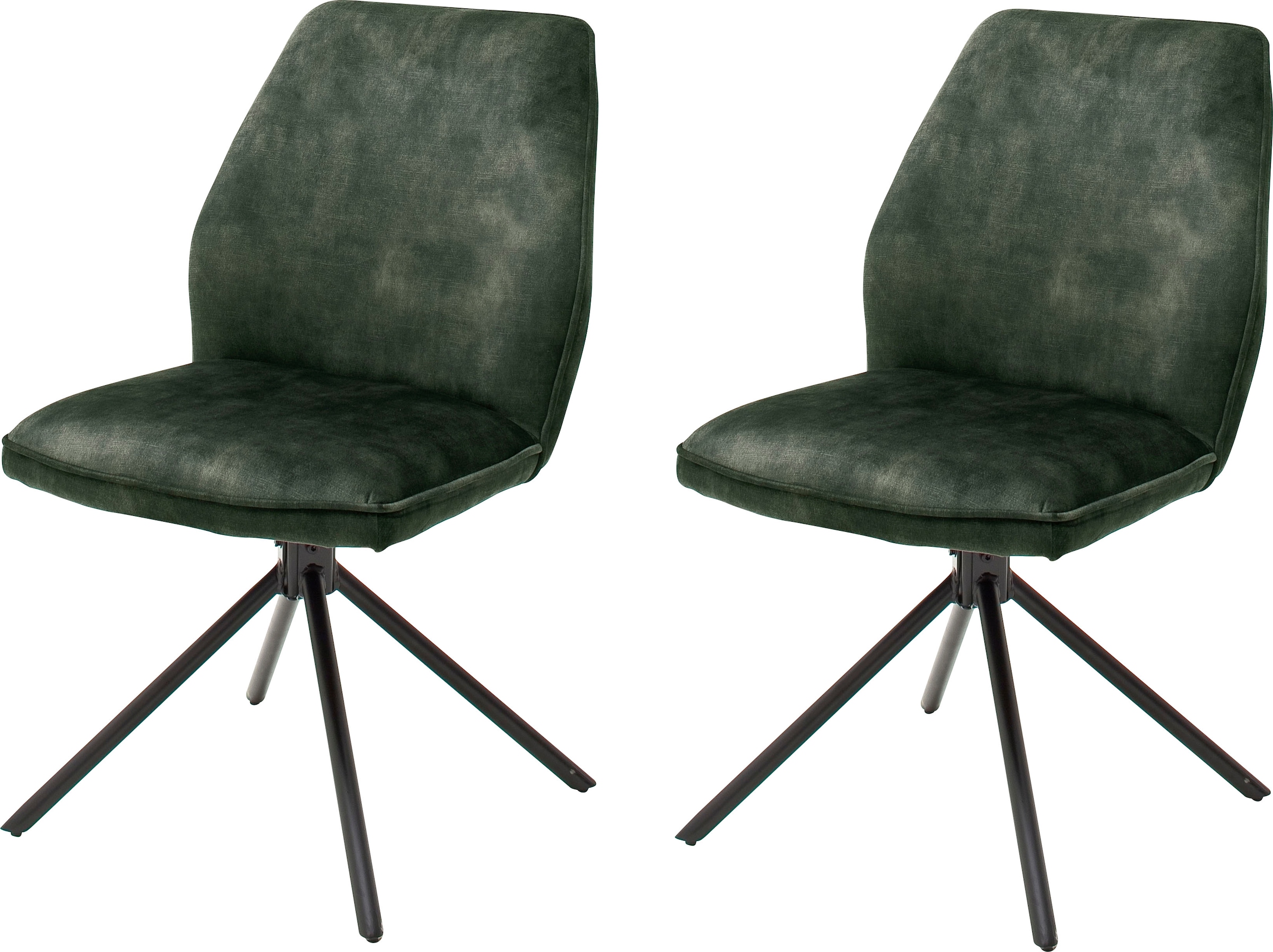 MCA furniture Esszimmerstuhl "Ottawa", (Set), 2 St., Vintage, Vintage Velou günstig online kaufen