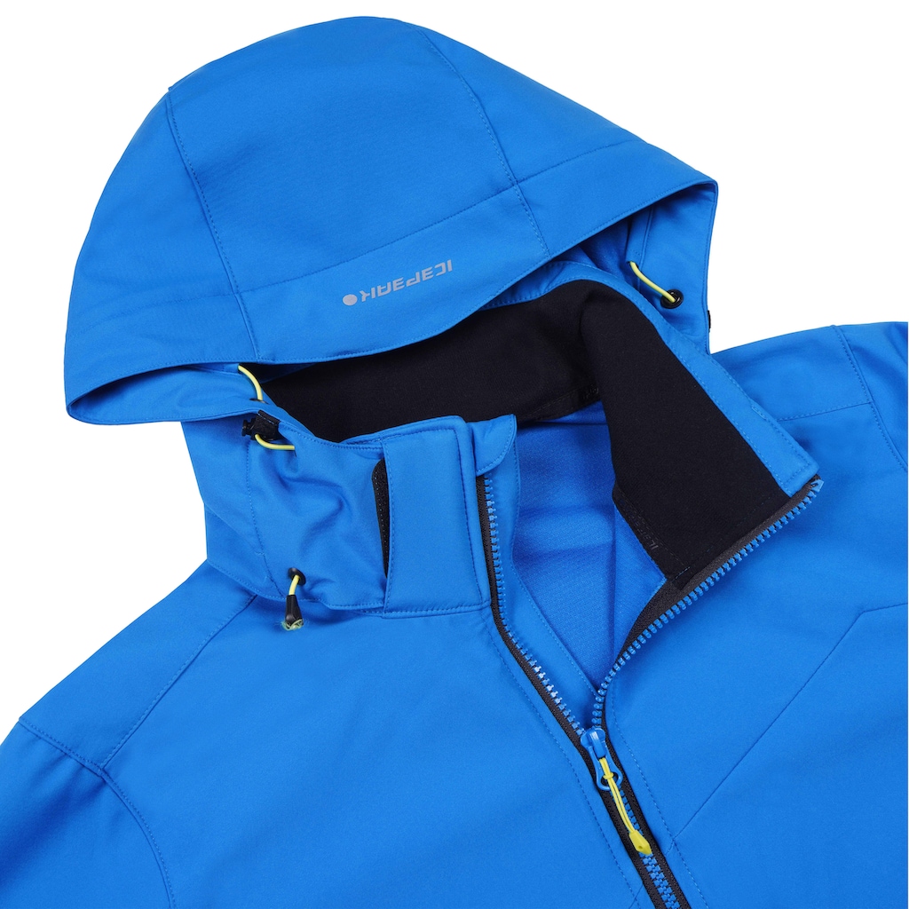 Icepeak Softshelljacke »H SOFTSHELLJACKE BARMSTEDT«, mit Kapuze